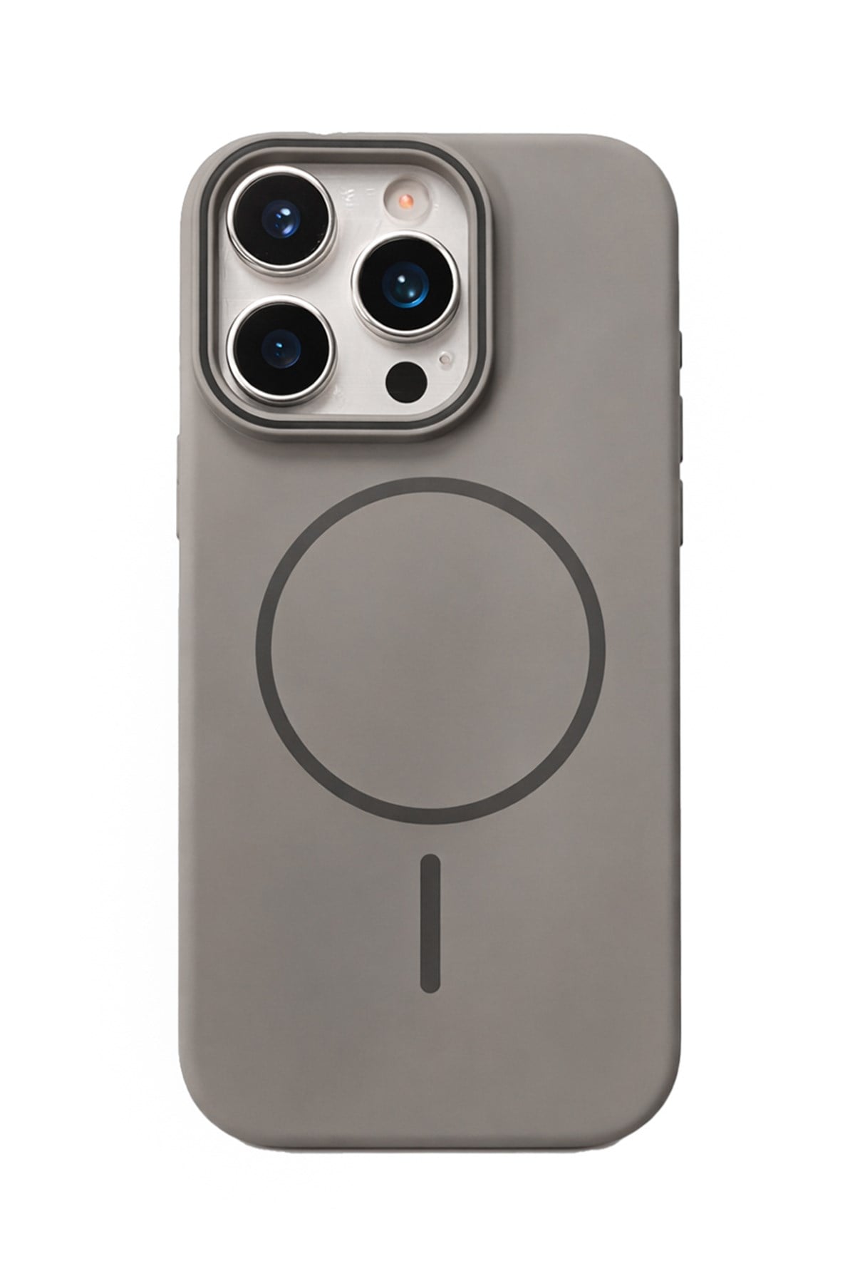 iPhone 16 Pro Uyumlu Kamera Çıkıntılı Magsafe Wireless Şarj Özellikli Sert Sararmaz Silikon Kılıf