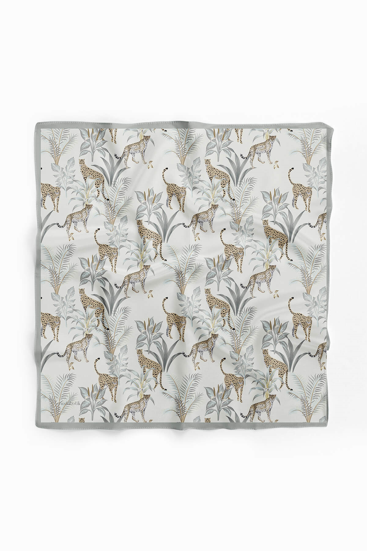 F110 Modabutik Leopar Hayvanı Desenli Bandana