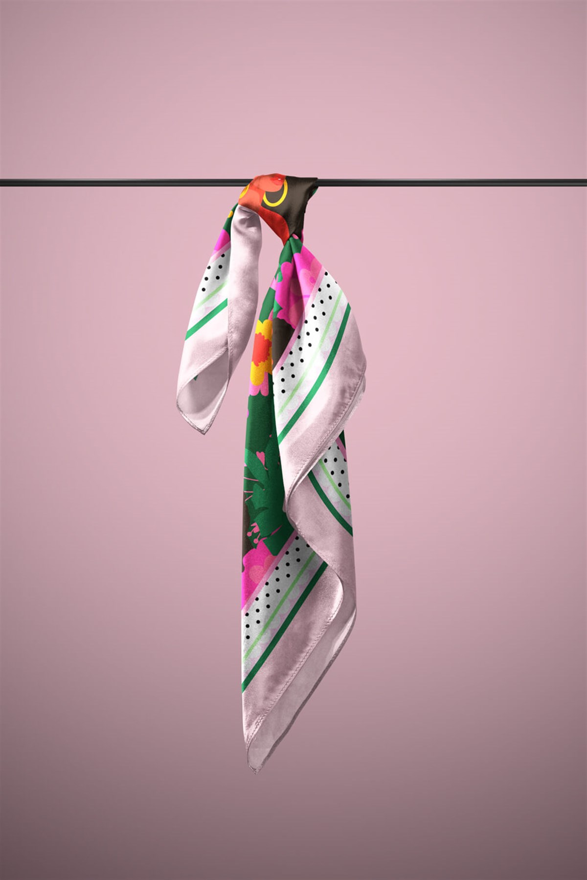 Violla B120 ABSTARCT ETNIC  TASARIMLI BANDANA