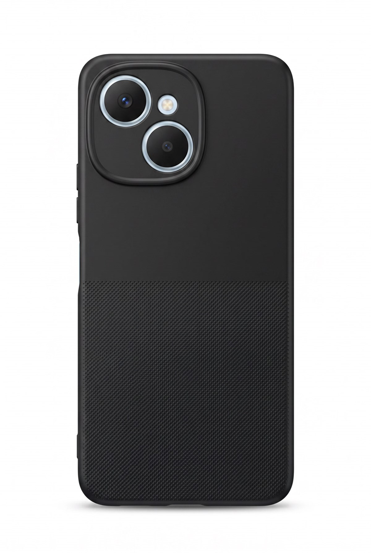 Tecno Spark 40C / Pop 10 Pro Uyumlu Kamera Korumalı Silikon Telefon Kılıfı Darbe Emici İçi Kadife Tırtıklı Kaymaz Yüzeyli Yumuşak Kılıf