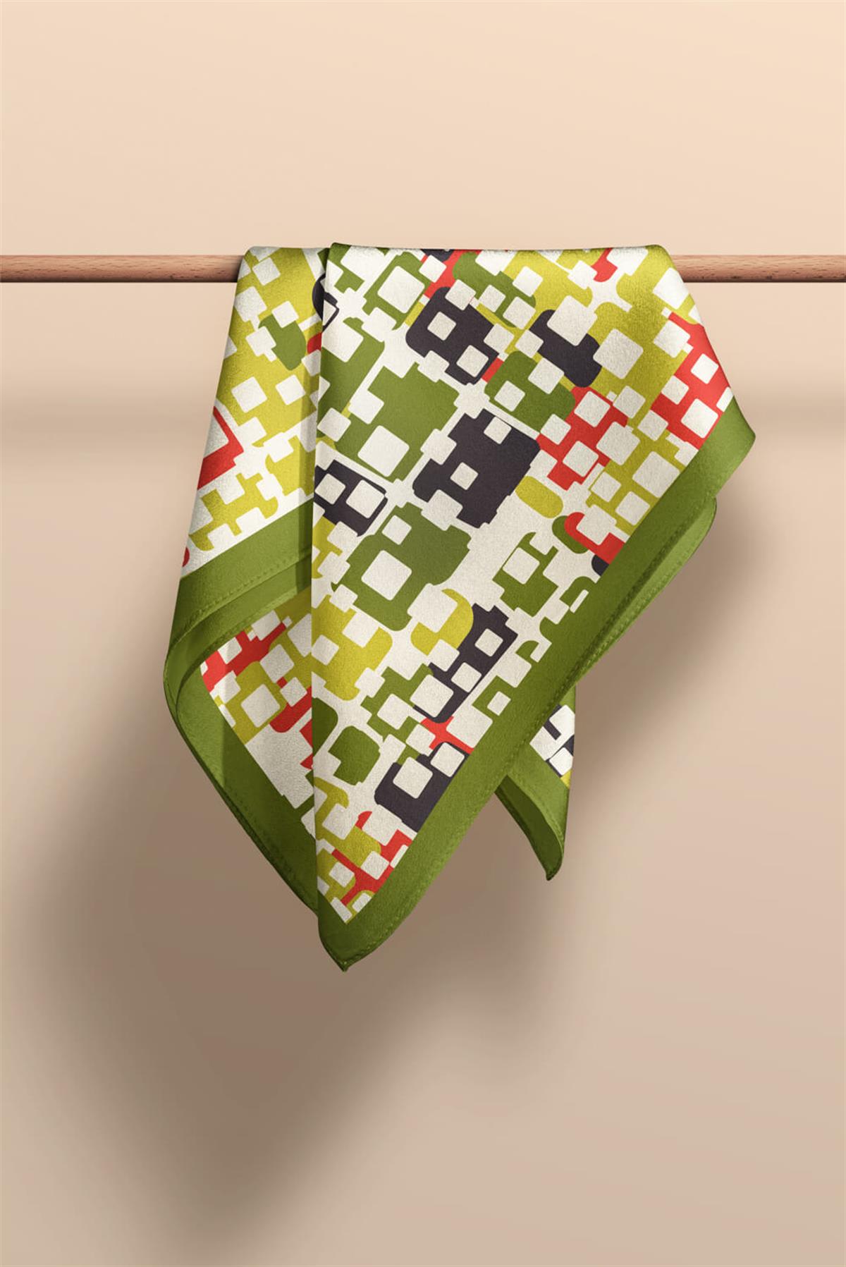 Modabutik Geometri Desenli Fular