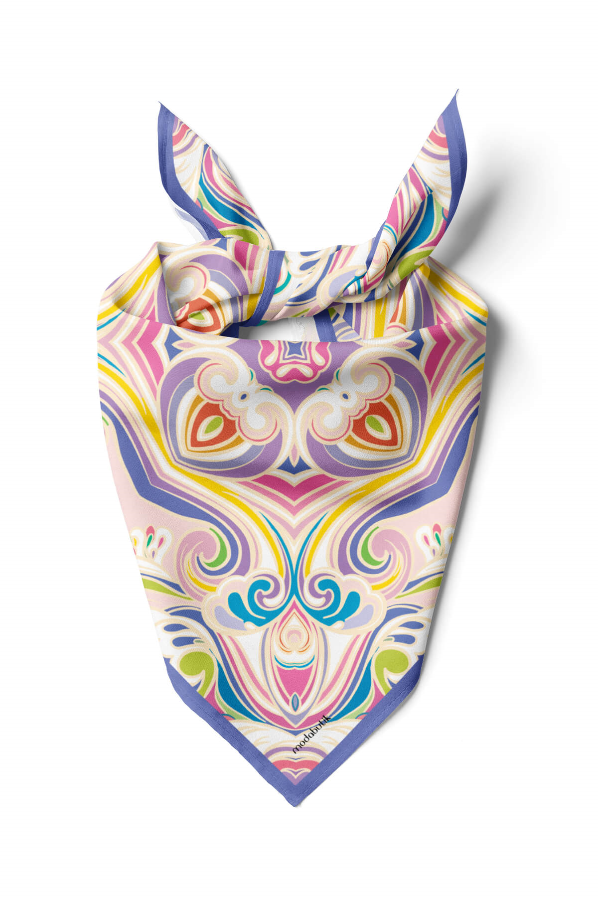 B95 Modabutik geometrik Desenli Bandana