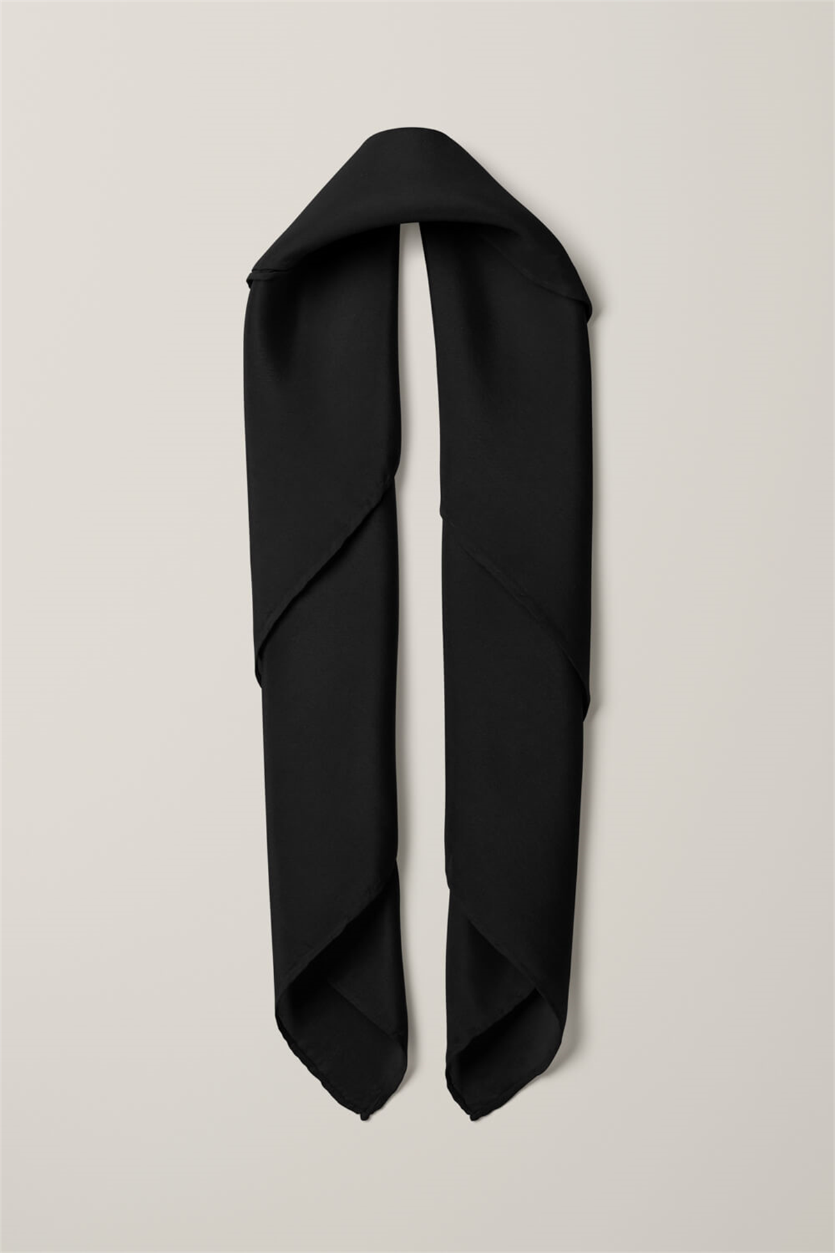 Şifon Siyah Bandana