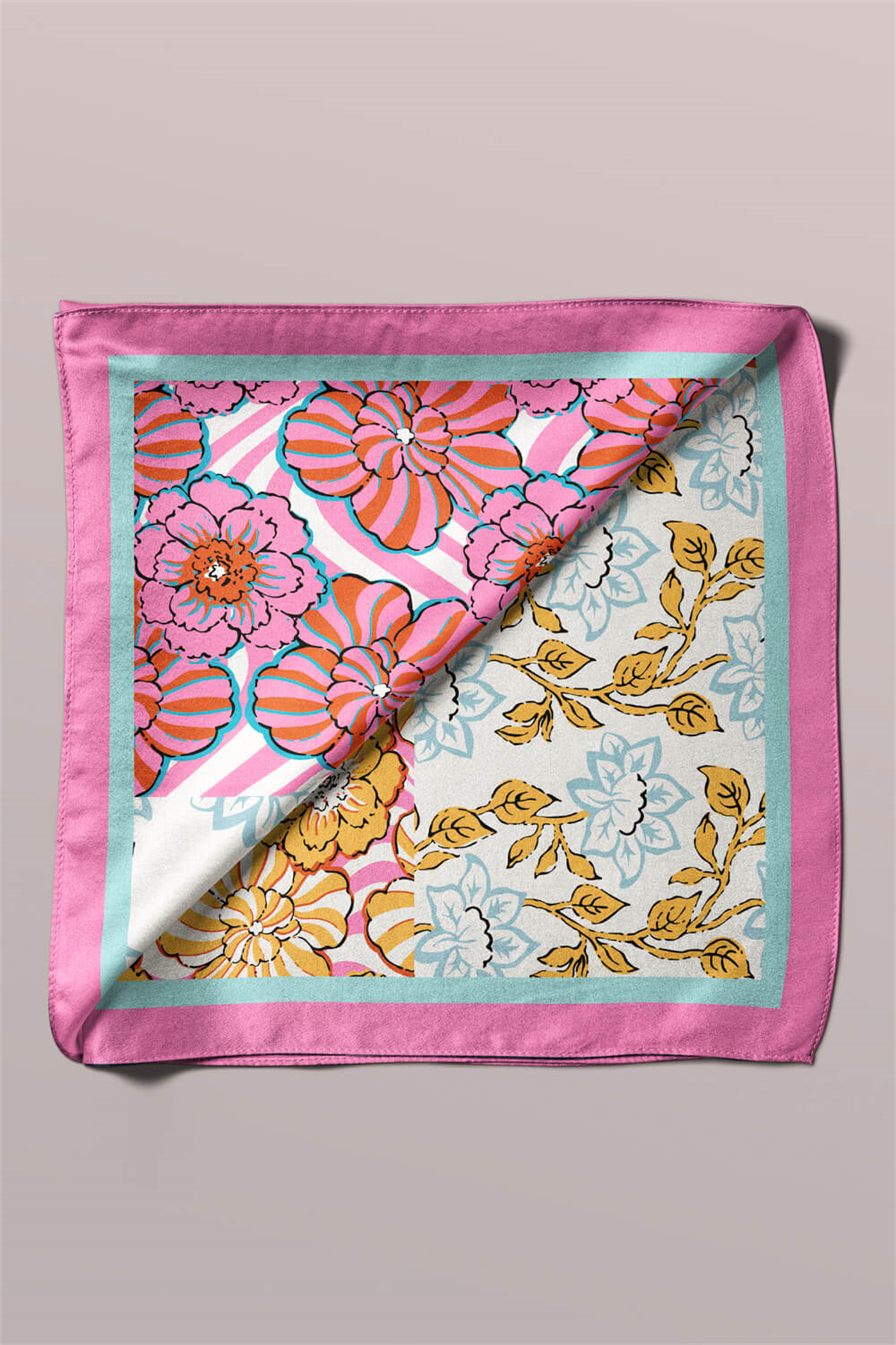 ORIANTAL PATCHWORK BANDANA