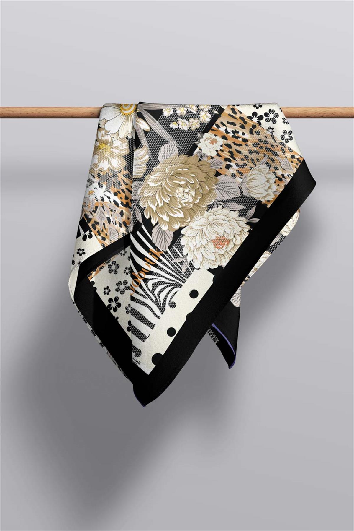 Modabutik Çiçek Desenli Fular