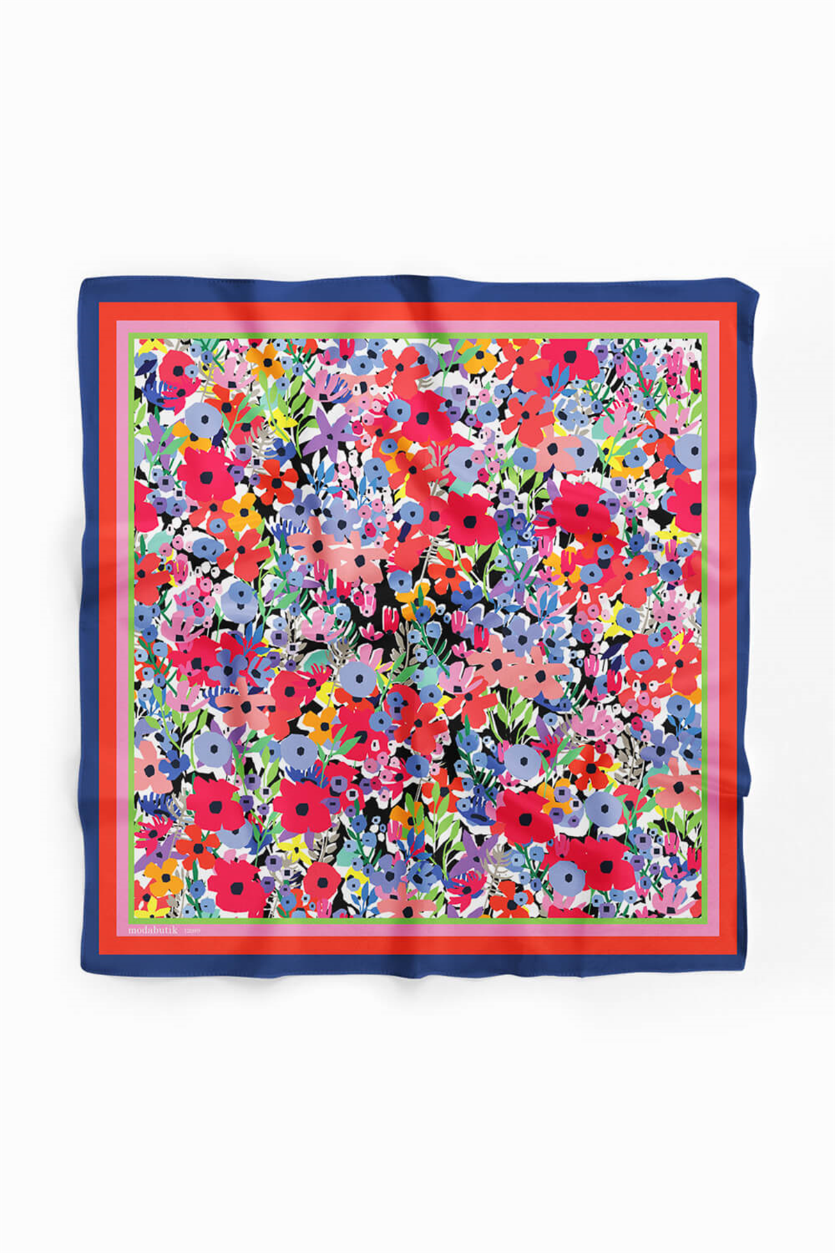 Y52 MODERN ÇİÇEKLİ TASARIM BANDANA DG12089