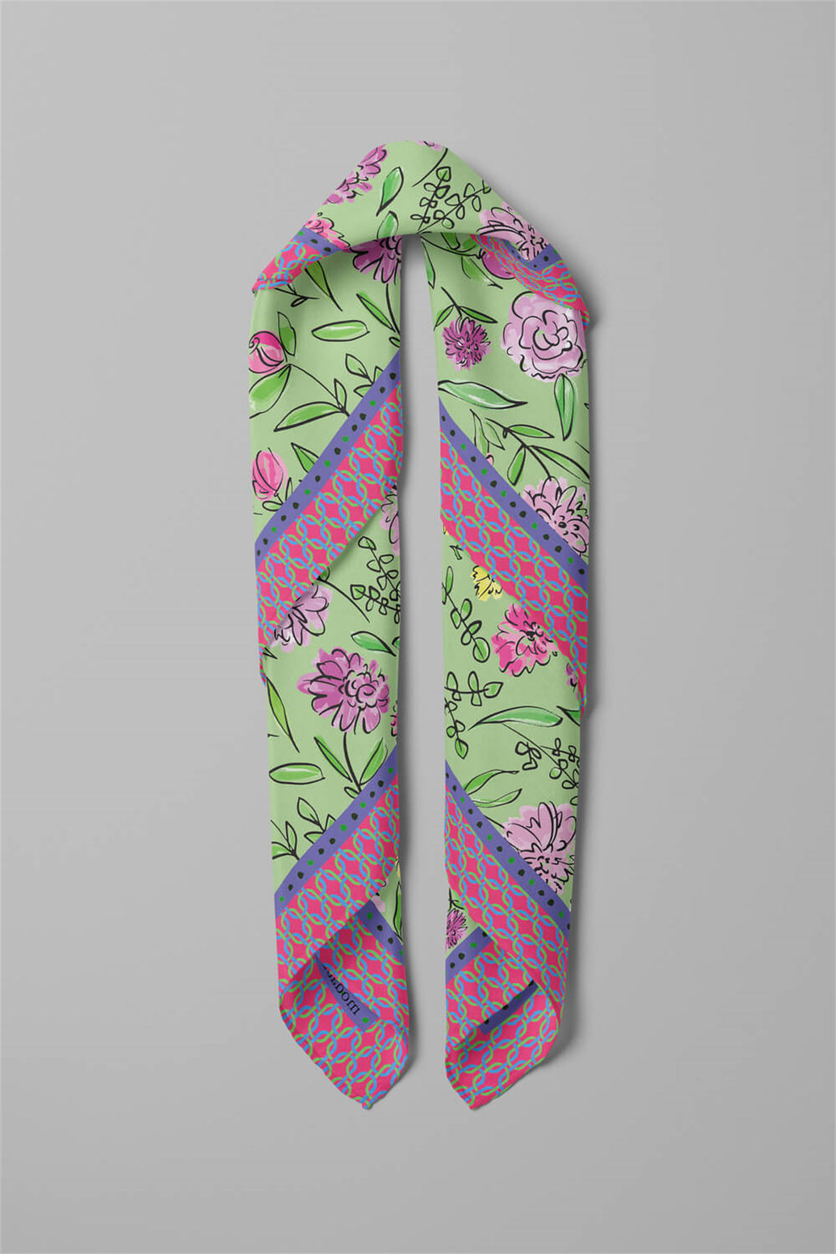 D32 KADIN DESENLİ BANDANA