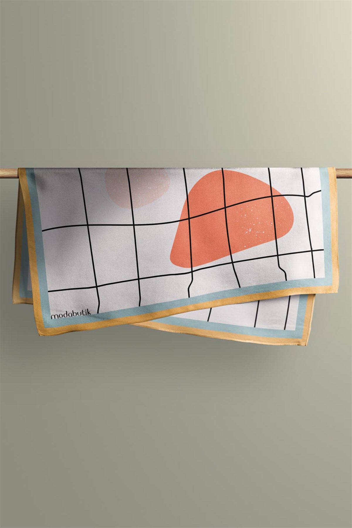 C8 Violla Geometri Deseni Bandana