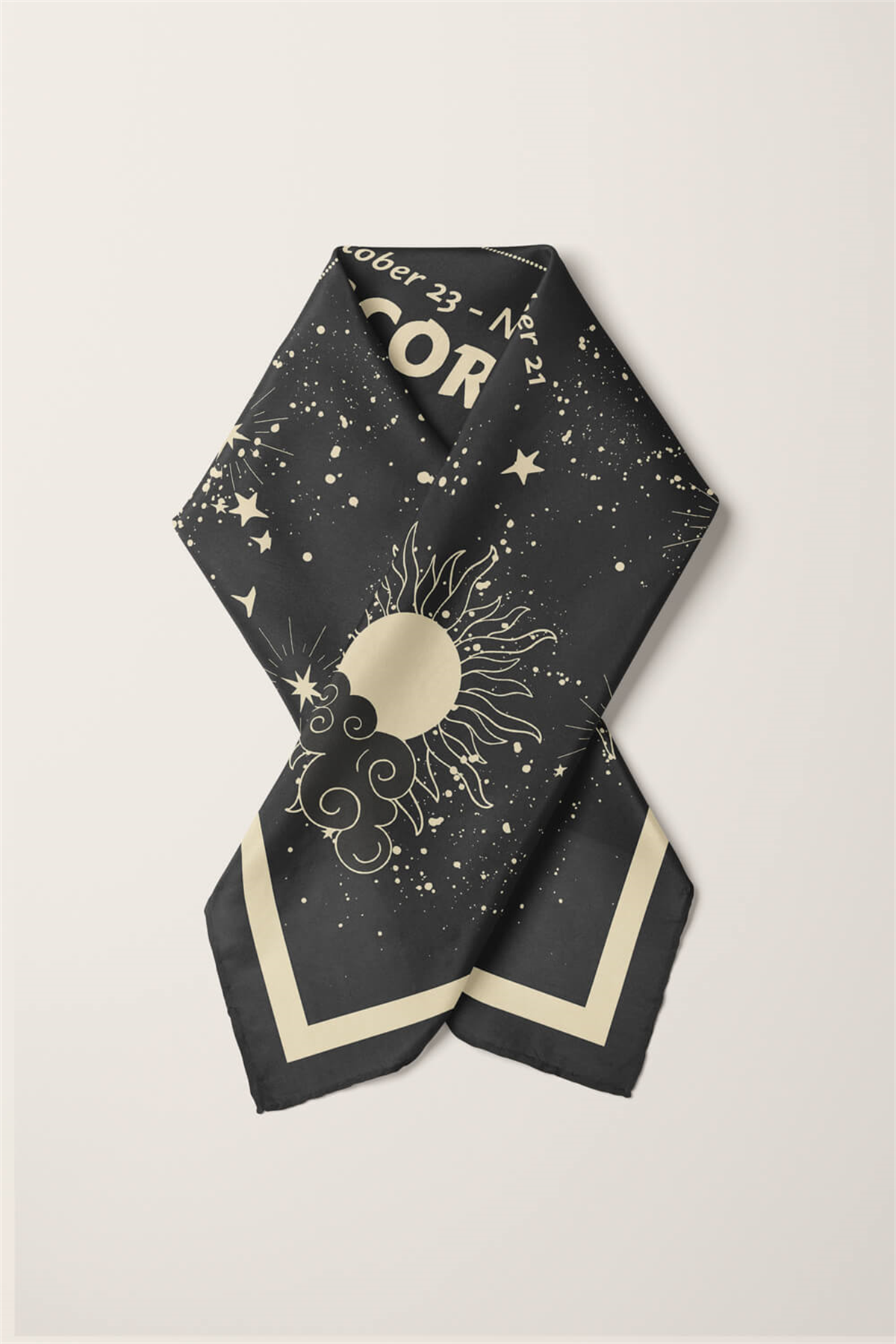 E3  Modabutik Akrep Burcu Bandana