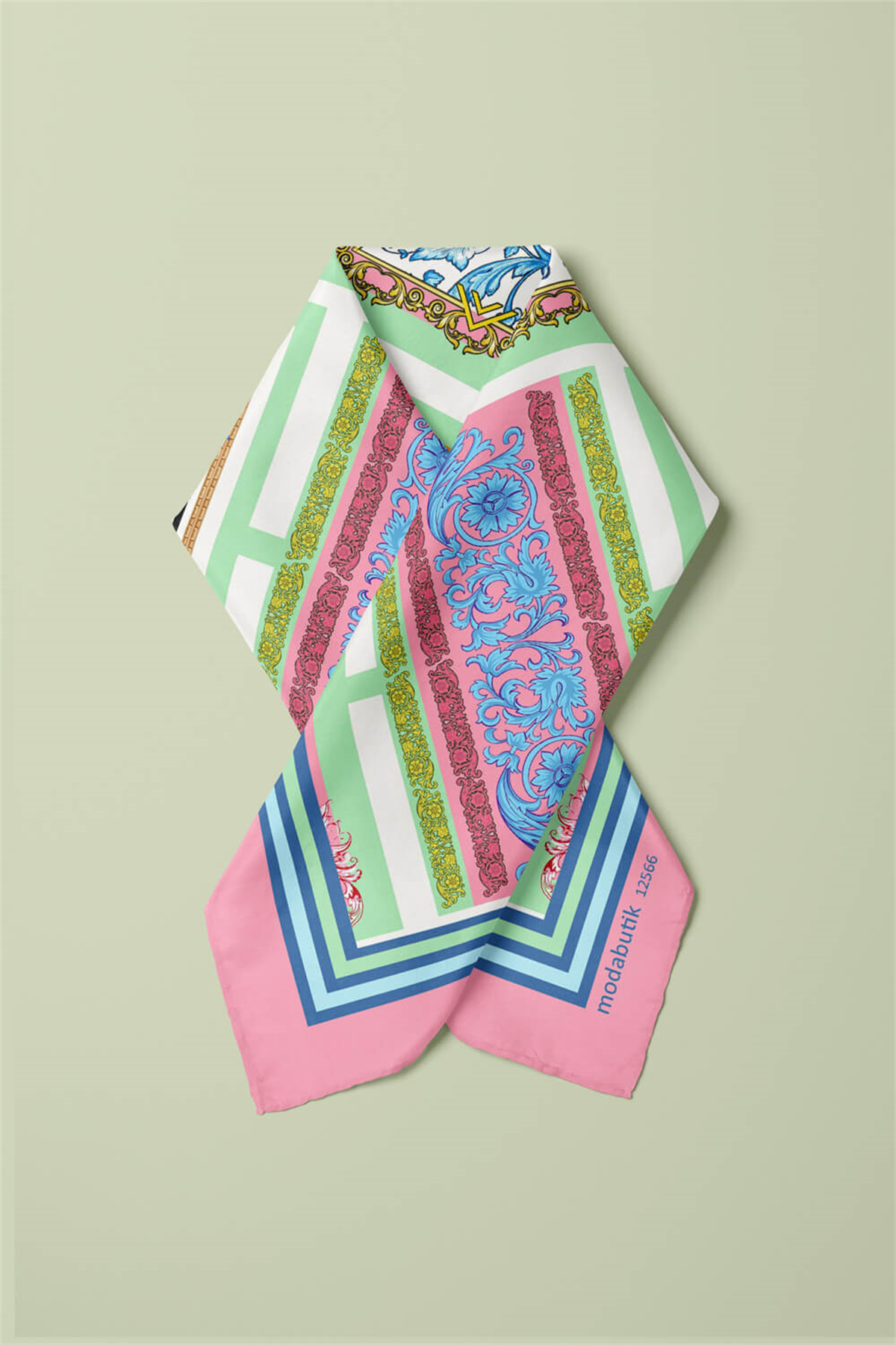 BAROK TASARIMLI BANDANA