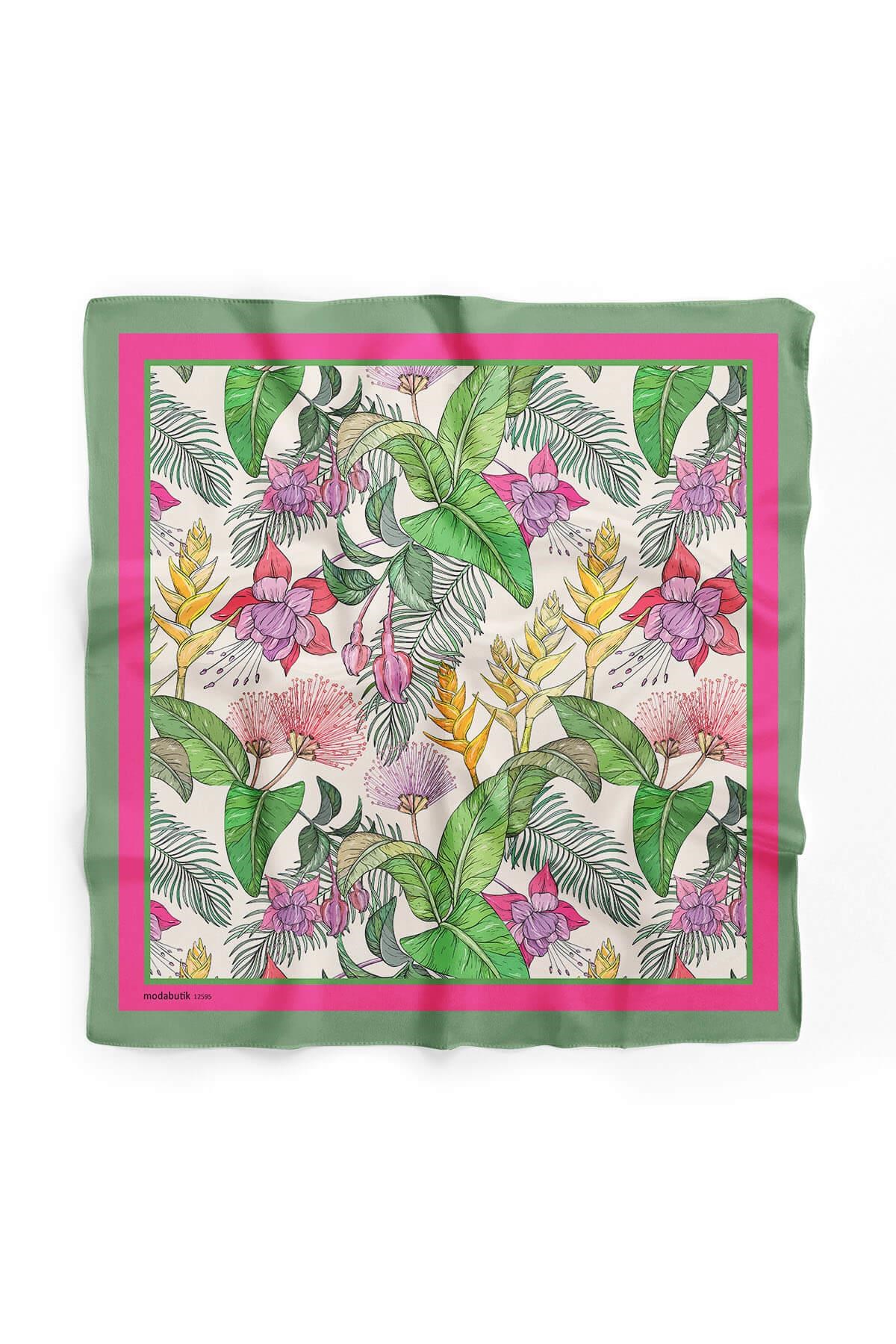 Violla B116 TROPICAL FLOWERS BANDANA