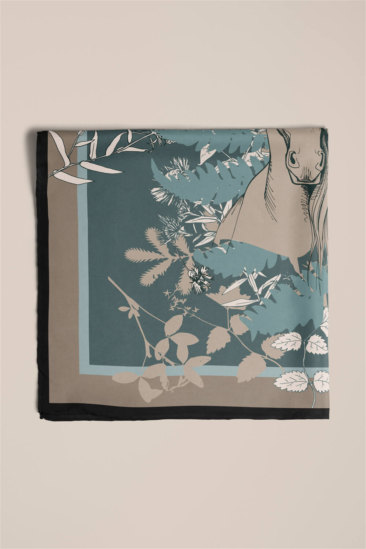 G46 Modabutik At Desenli Bandana