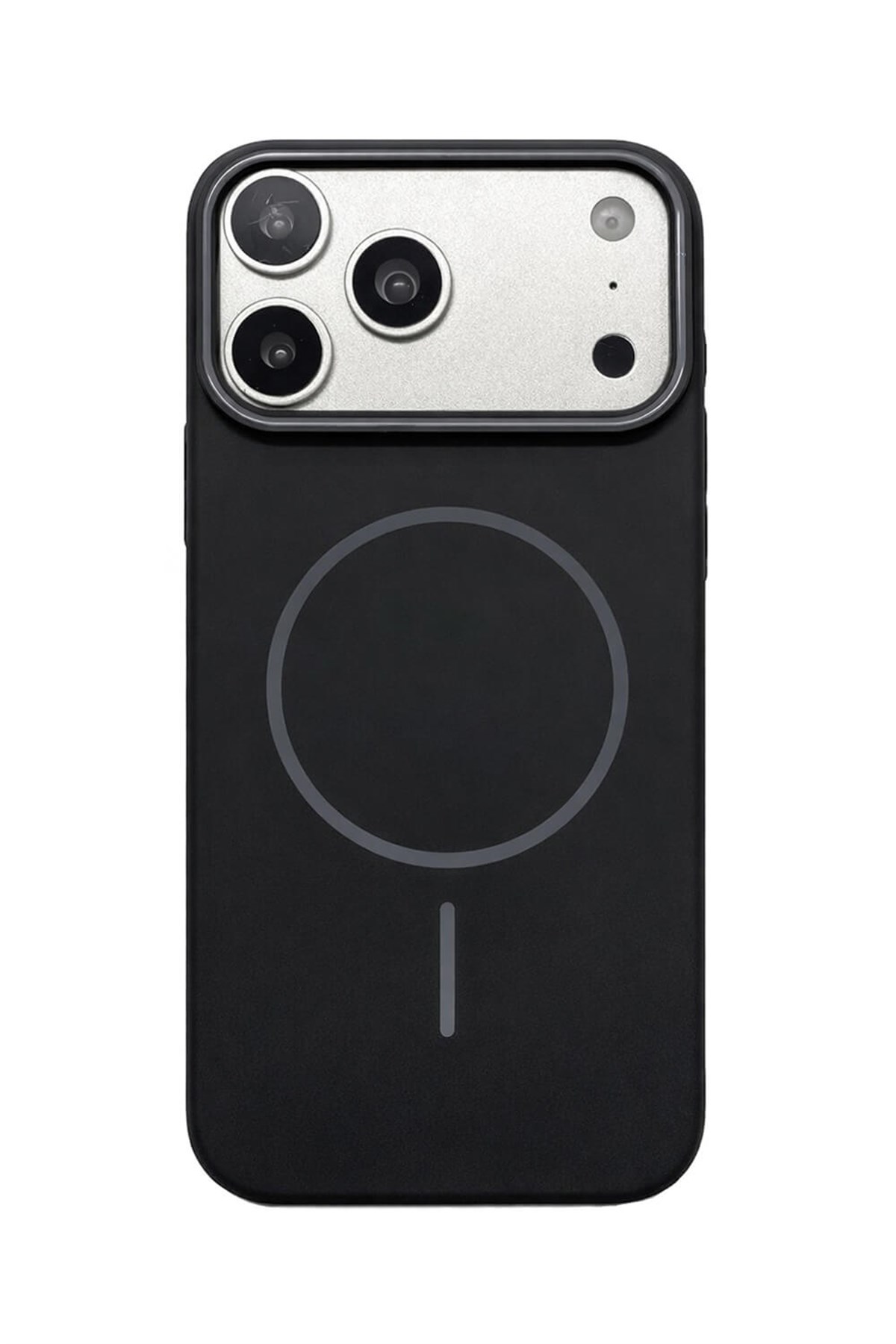 iPhone 17 Pro Uyumlu Kamera Çıkıntılı Magsafe Wireless Şarj Özellikli Sert Sararmaz Silikon Kılıf