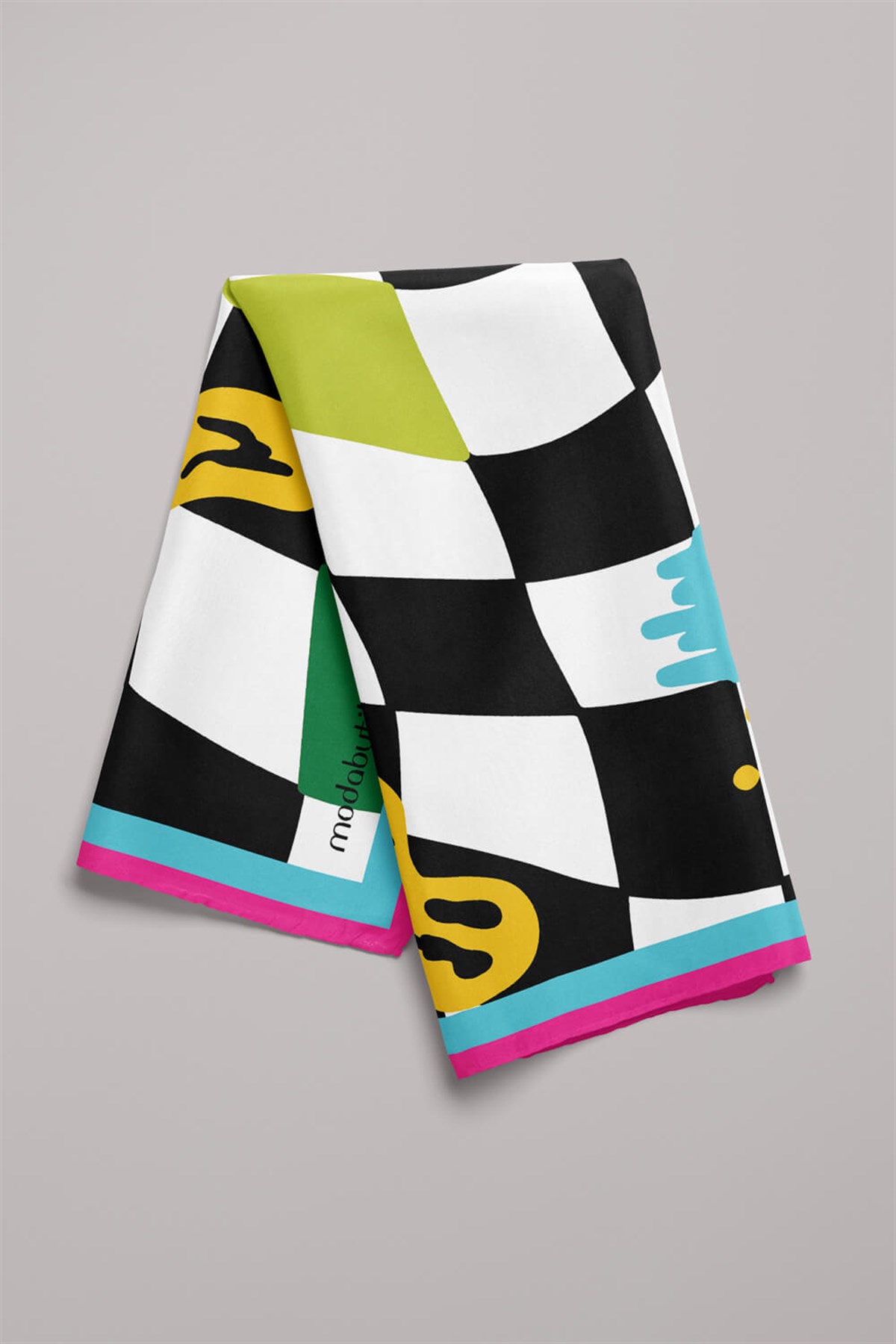 A112 Violla Smiley Desenli Bandana