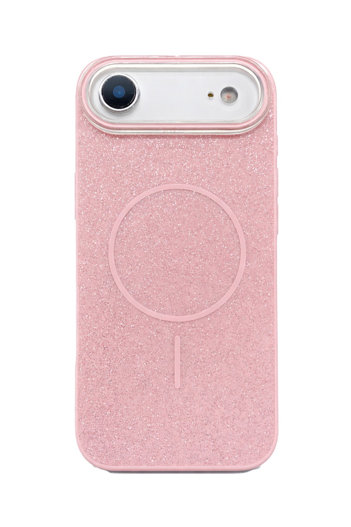 iPhone Air Kılıf – MagSafe Uyumlu – Simli Lüks Silikon Telefon Kılıfı