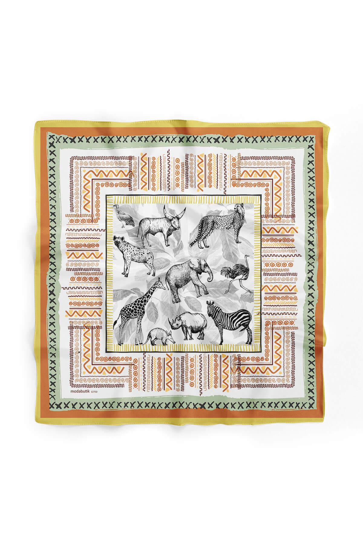 F61 AFRICAN ETNIC TASARIM BANDANA