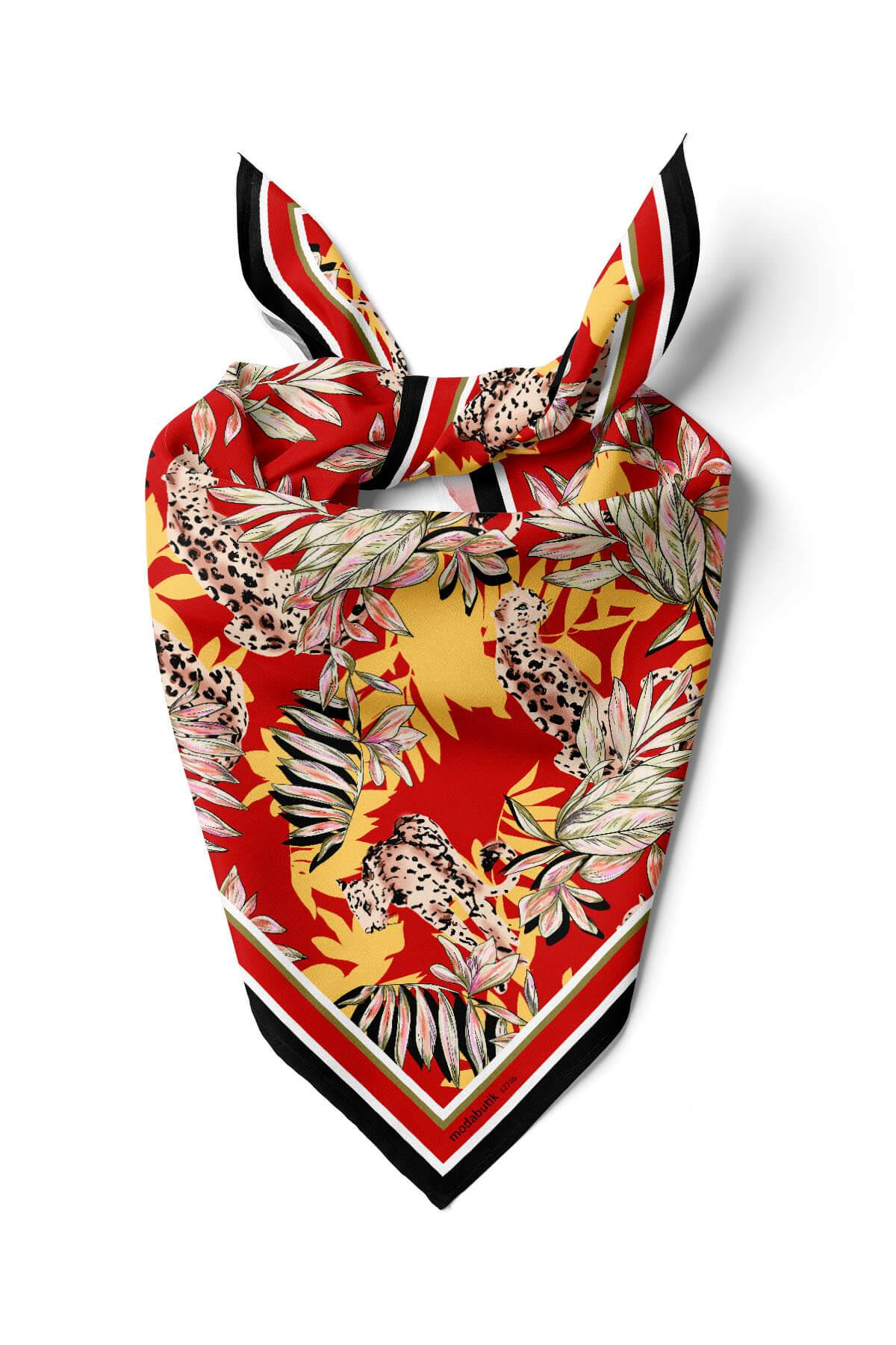 B111 ORIANTAL TROPIC TASARIM BANDANA