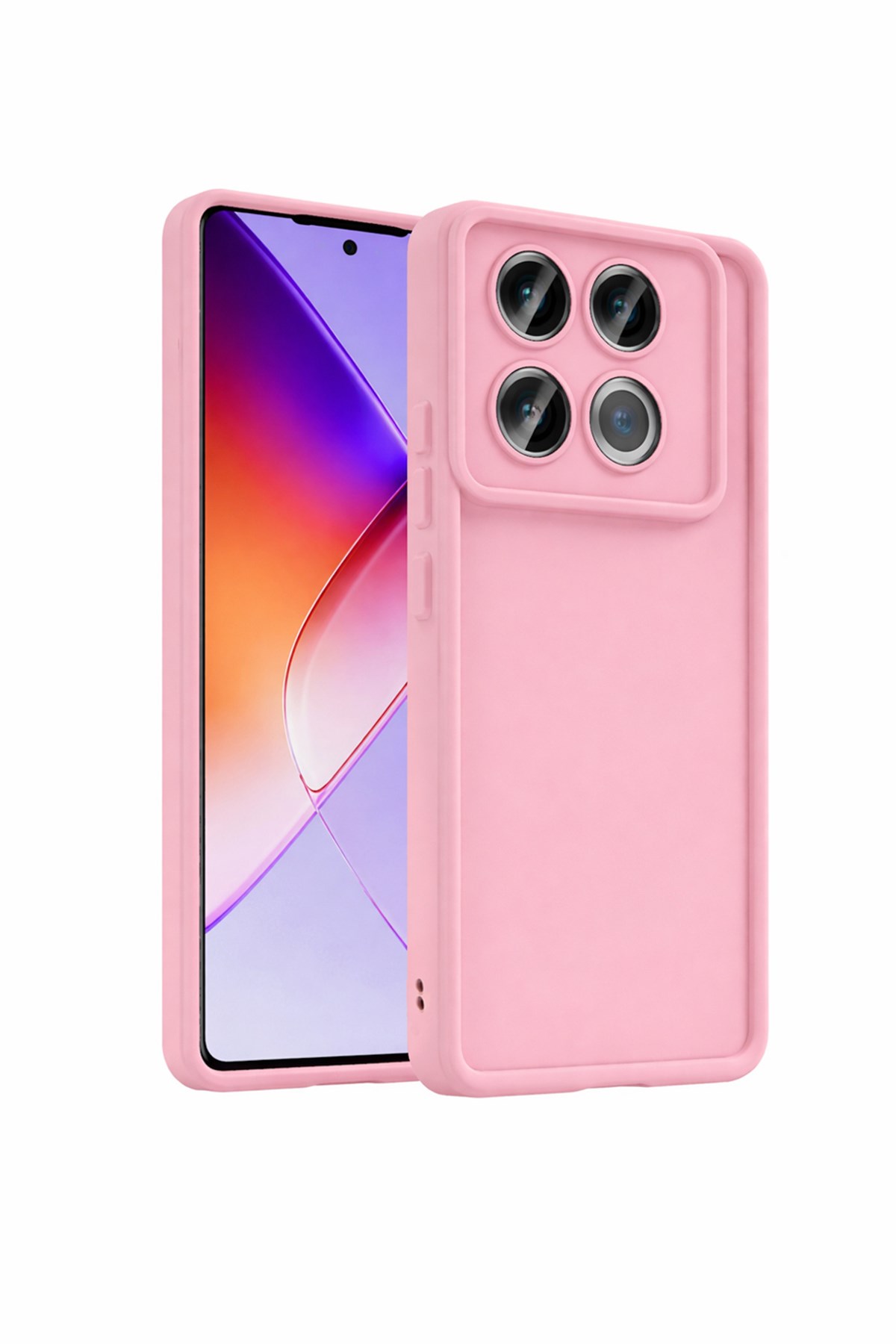 infinix Note30Pro / 4G Kılıf – Kamera Çıkıntılı – Mat Silikon Telefon Kılıfı