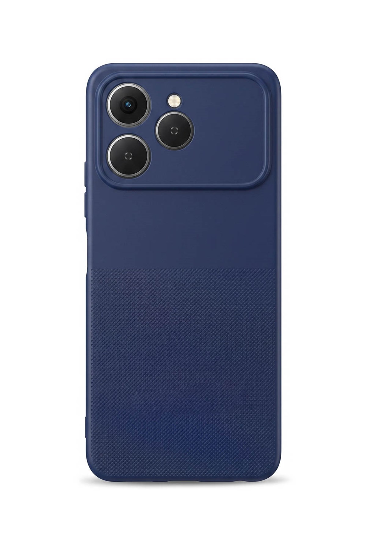 Tecno Spark 40 Uyumlu Kamera Korumalı Silikon Telefon Kılıfı Darbe Emici İçi Kadife Tırtıklı Kaymaz Yüzeyli Yumuşak Kılıf