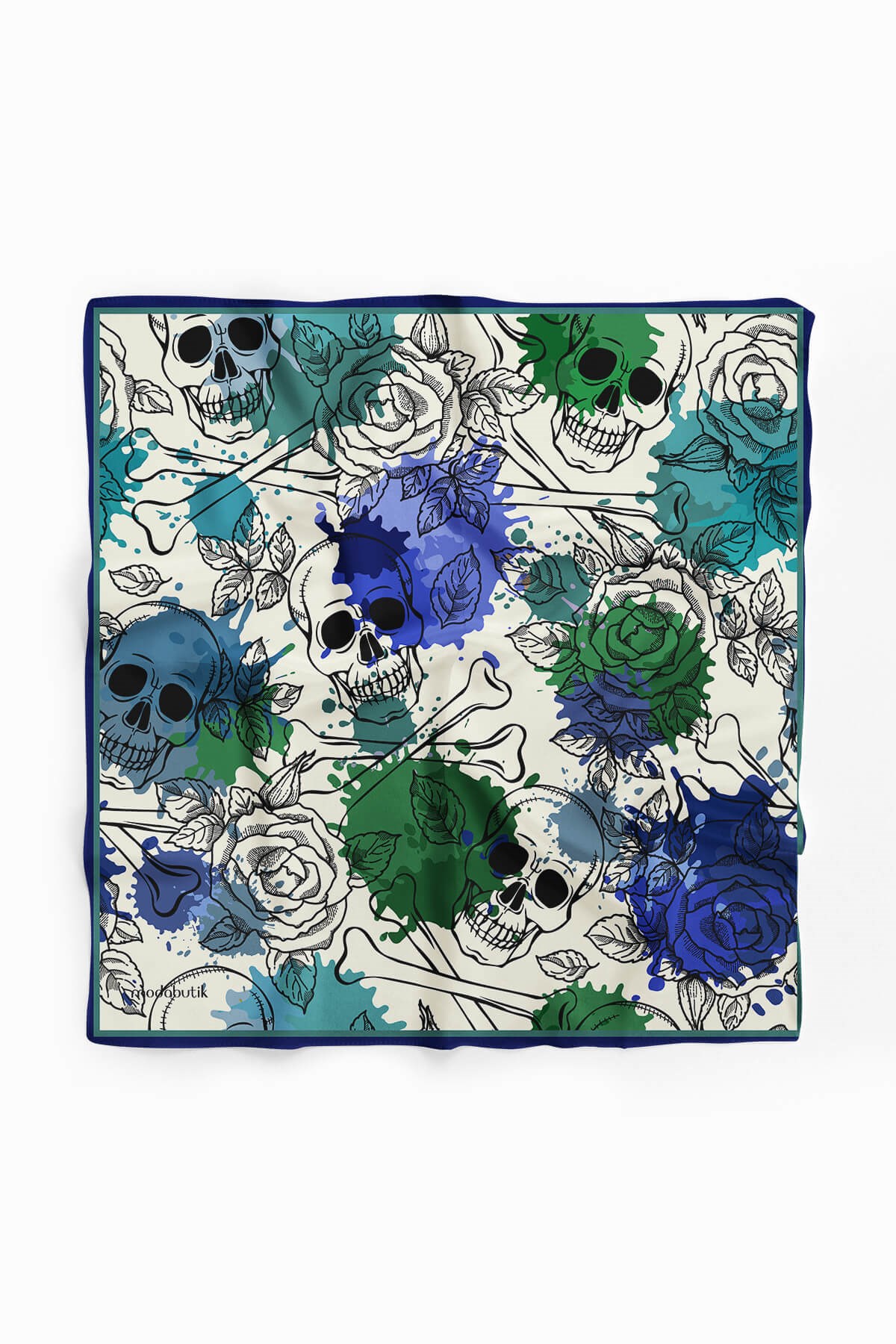 B73 Violla Lacivert Kurukafa Bandana