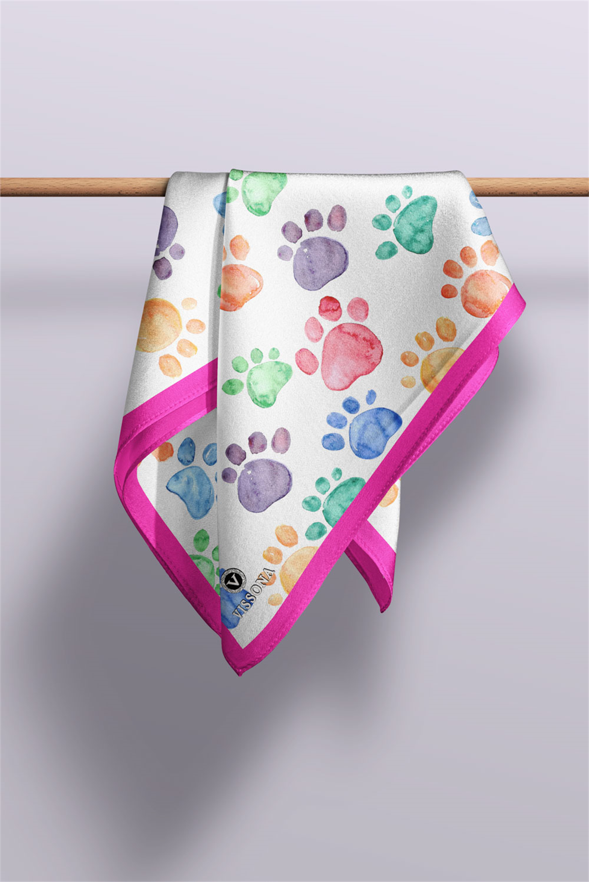 100% Silk Headscarf for Women - 22