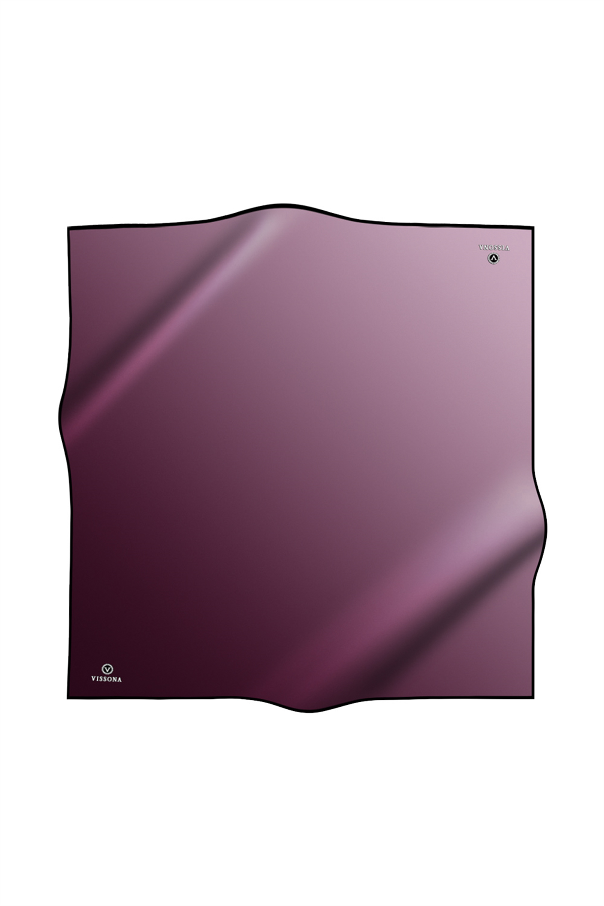 % 57 İPEK % 43 VİSKON Twill İpek Degrade Desenli Gül Kurusu Renkli 90x90 Eşarp Dikim Şekli : El Dikişi