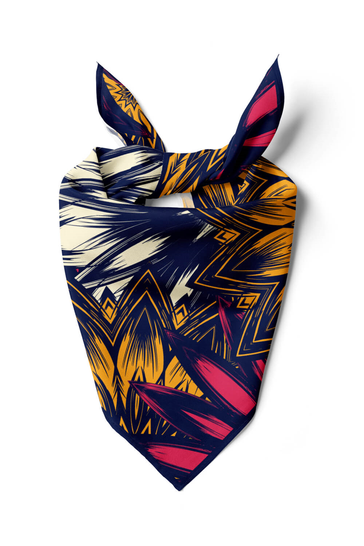 B47 Modabutik Çiçek Desenli Bandana