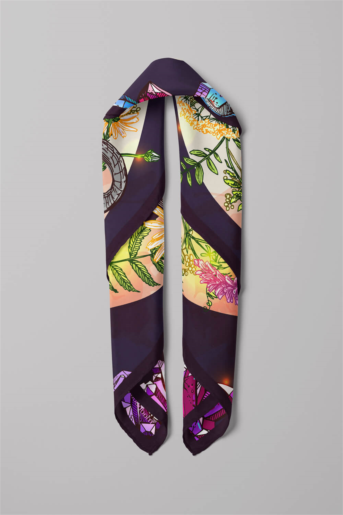 Z9 Modabutik Fil Desenli Bandana