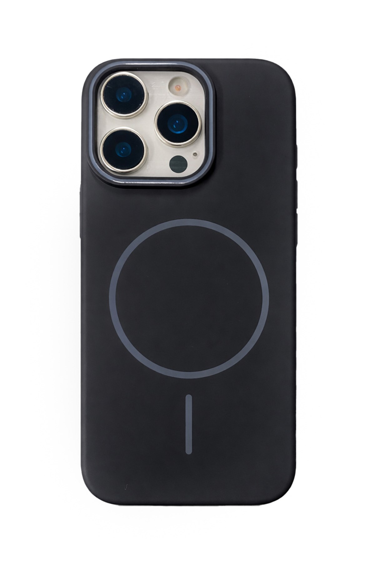 iPhone 16 Pro Uyumlu Kamera Çıkıntılı Magsafe Wireless Şarj Özellikli Sert Sararmaz Silikon Kılıf