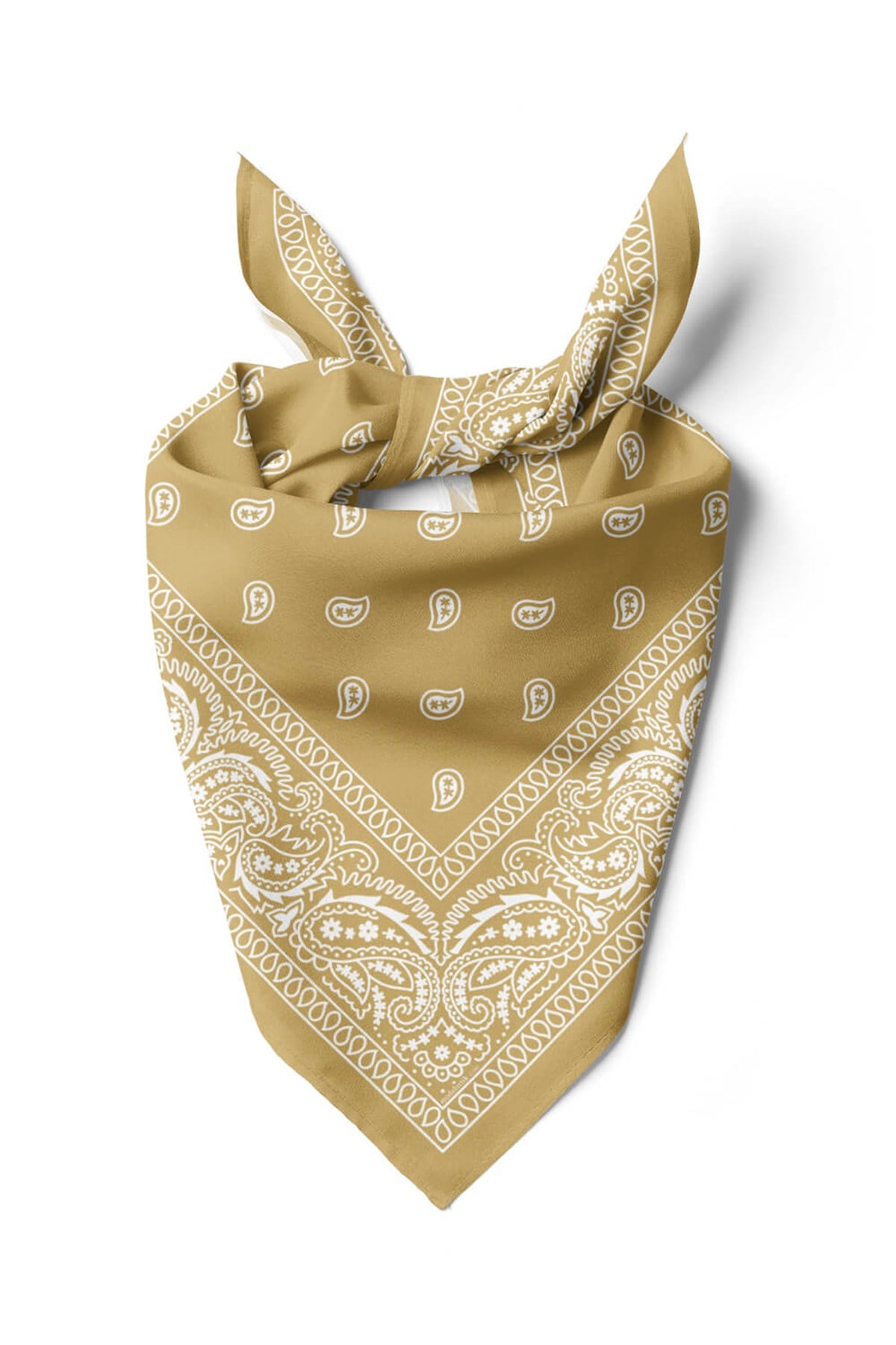 Violla A23 MUSTARD ŞALLI BANDANA DG12189