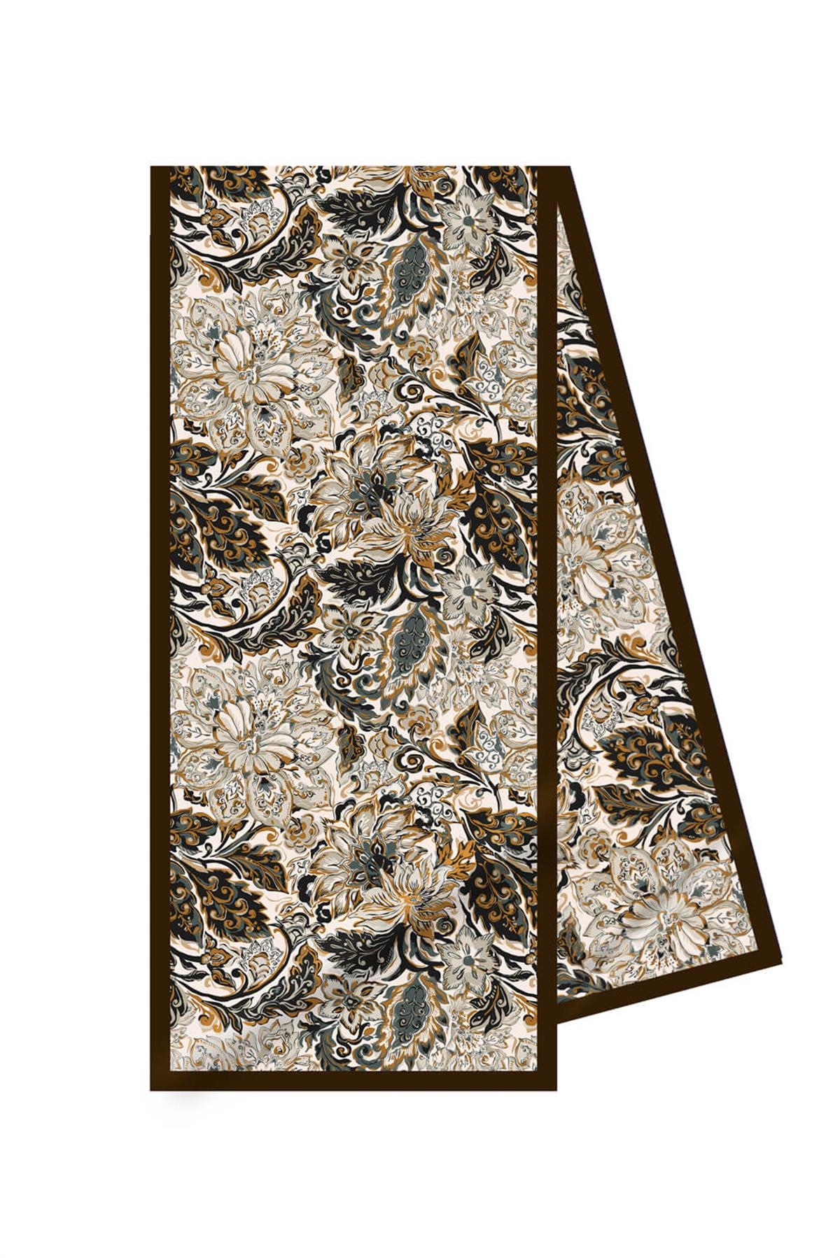 I39 Modabutik Çiçek Desenli Fular