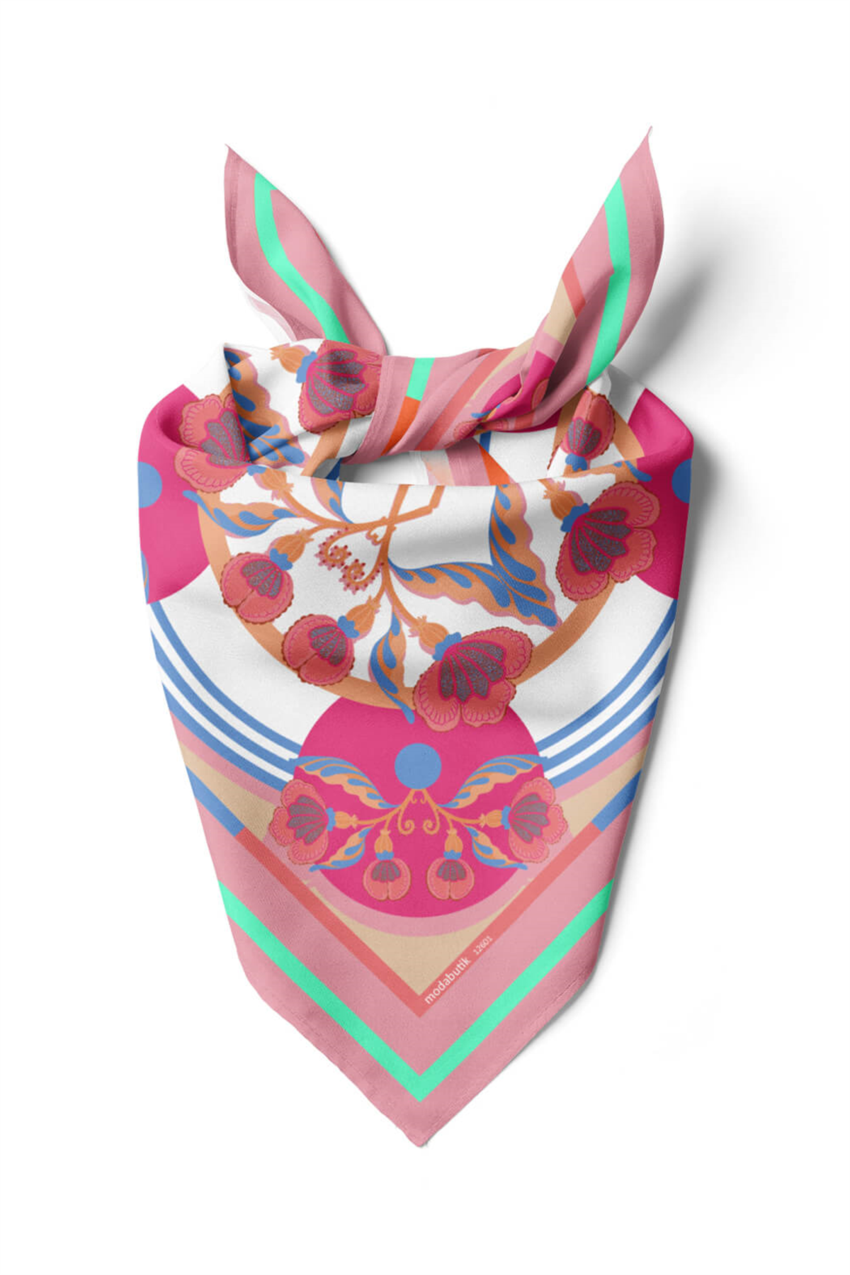 G81 COLORFUL ORNOMENT TASARIMLI BANDANA