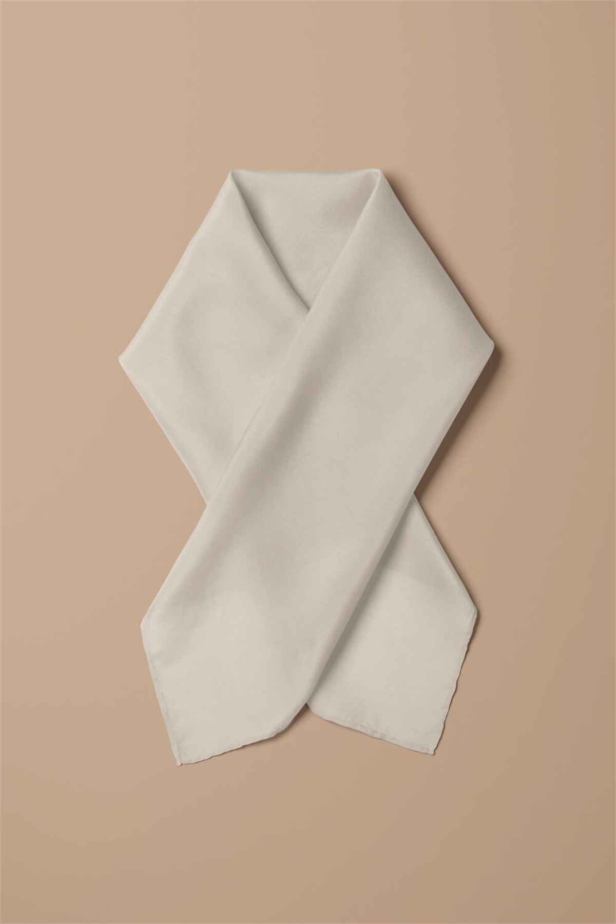 Şifon Krem Bandana