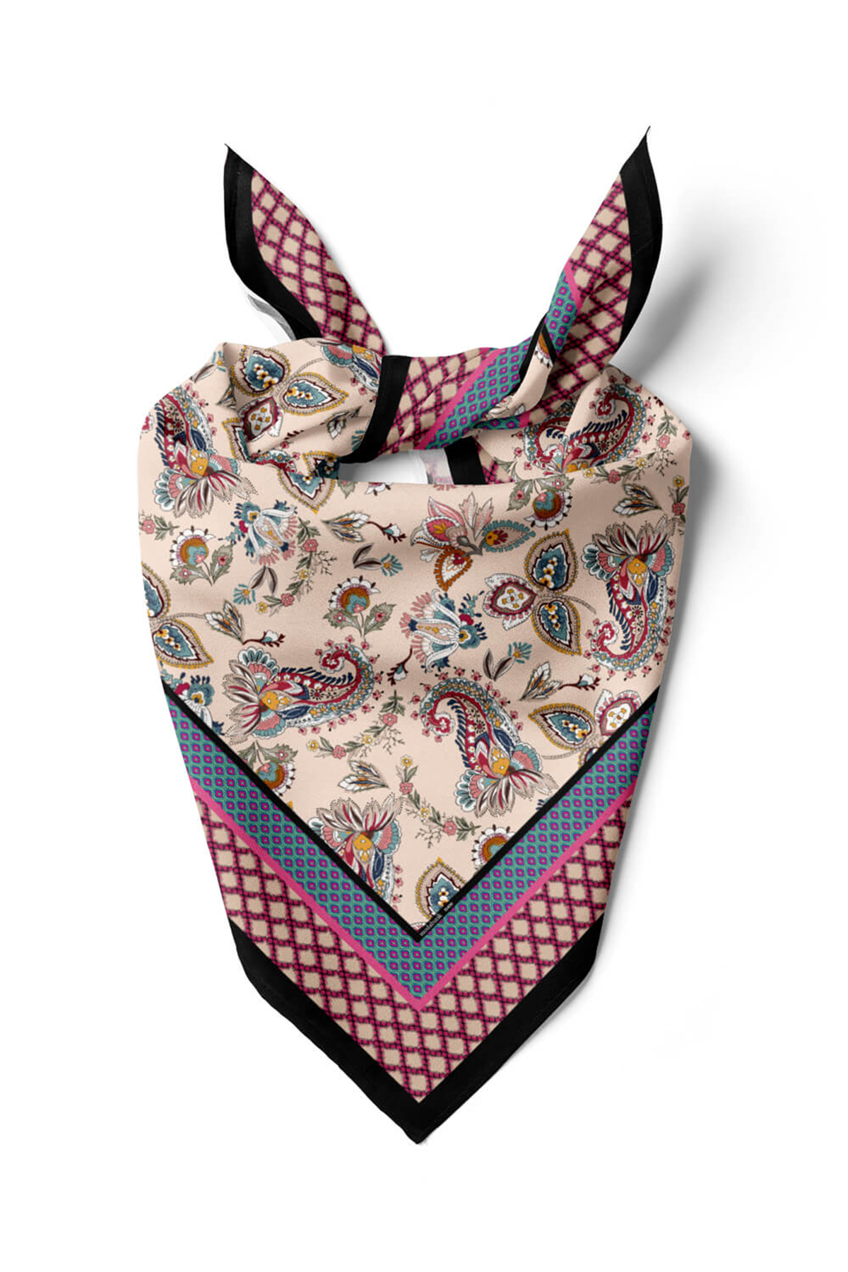 E27 MODERN ETNIK TASARIM  BANDANA DG12420