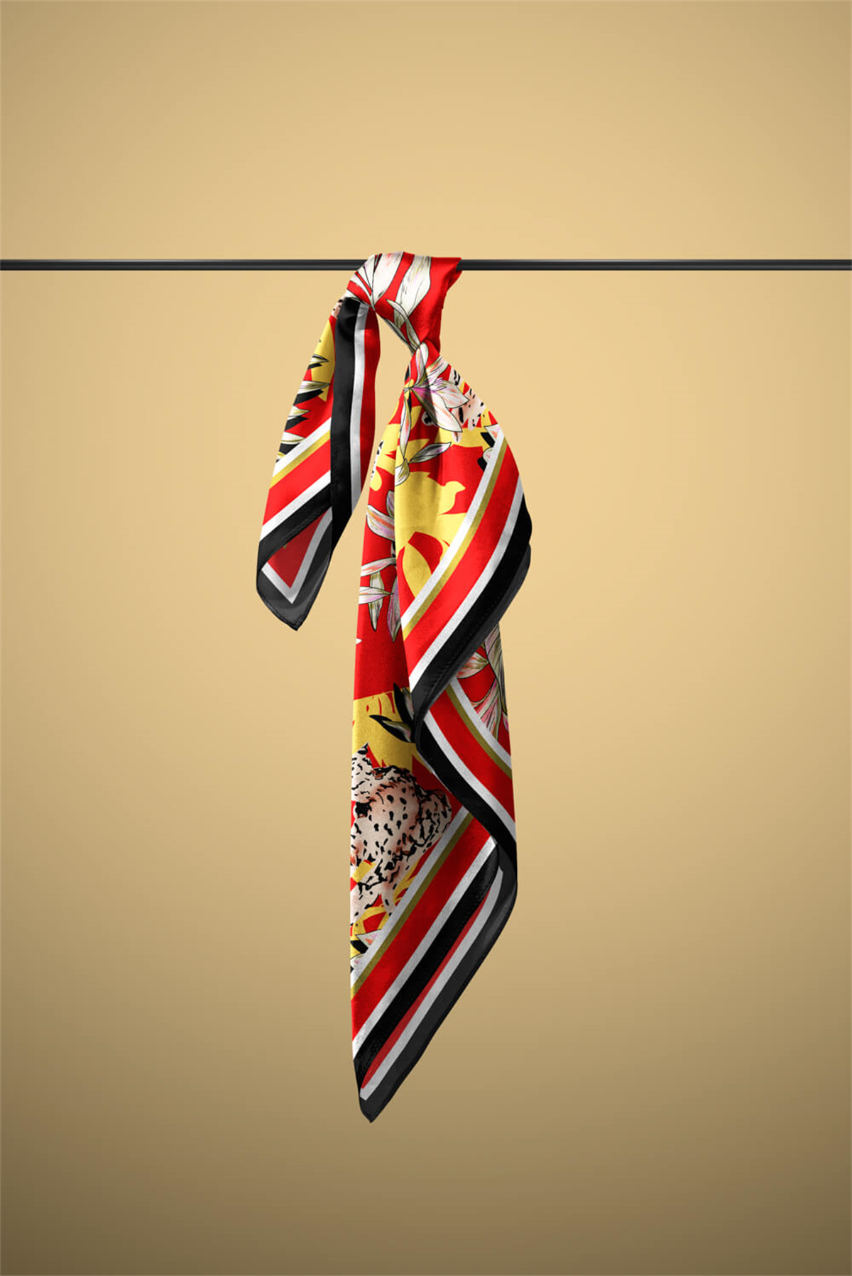 B111 ORIANTAL TROPIC TASARIM BANDANA