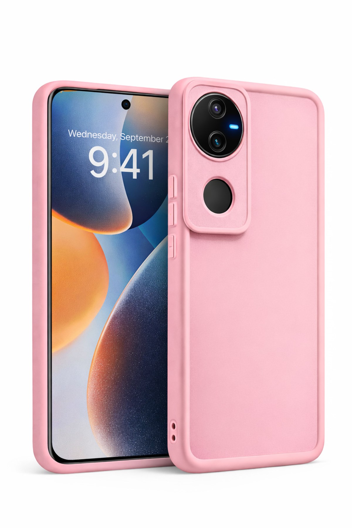 Vivo V50 Kılıf – Kamera Çıkıntılı – Mat Silikon Telefon Kılıfı