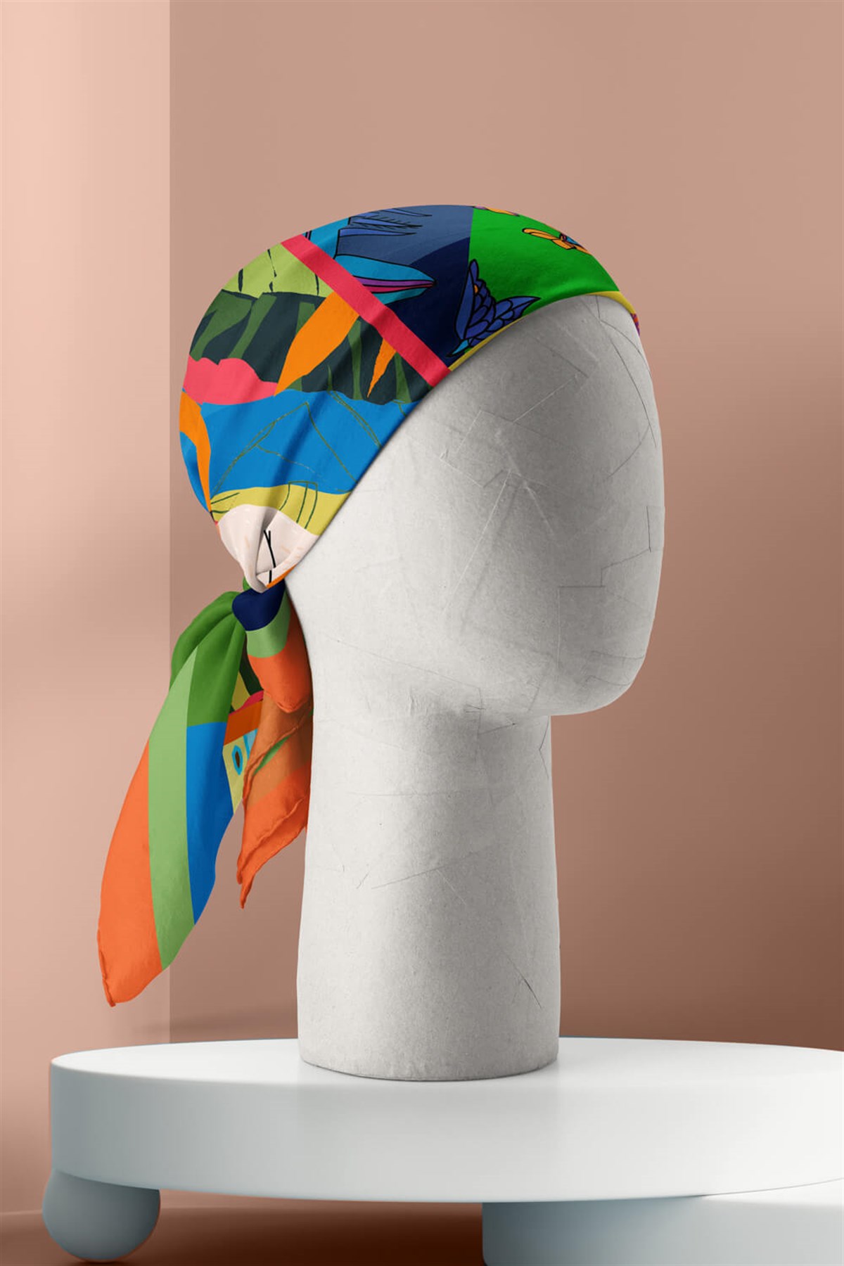 C52 KADIN DESENLİ BANDANA