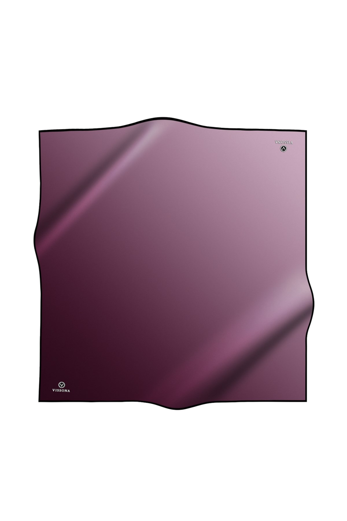 % 57 İPEK % 43 VİSKON Twill İpek Degrade Desenli Gül Kurusu Renkli 90x90 Eşarp Dikim Şekli : El Dikişi