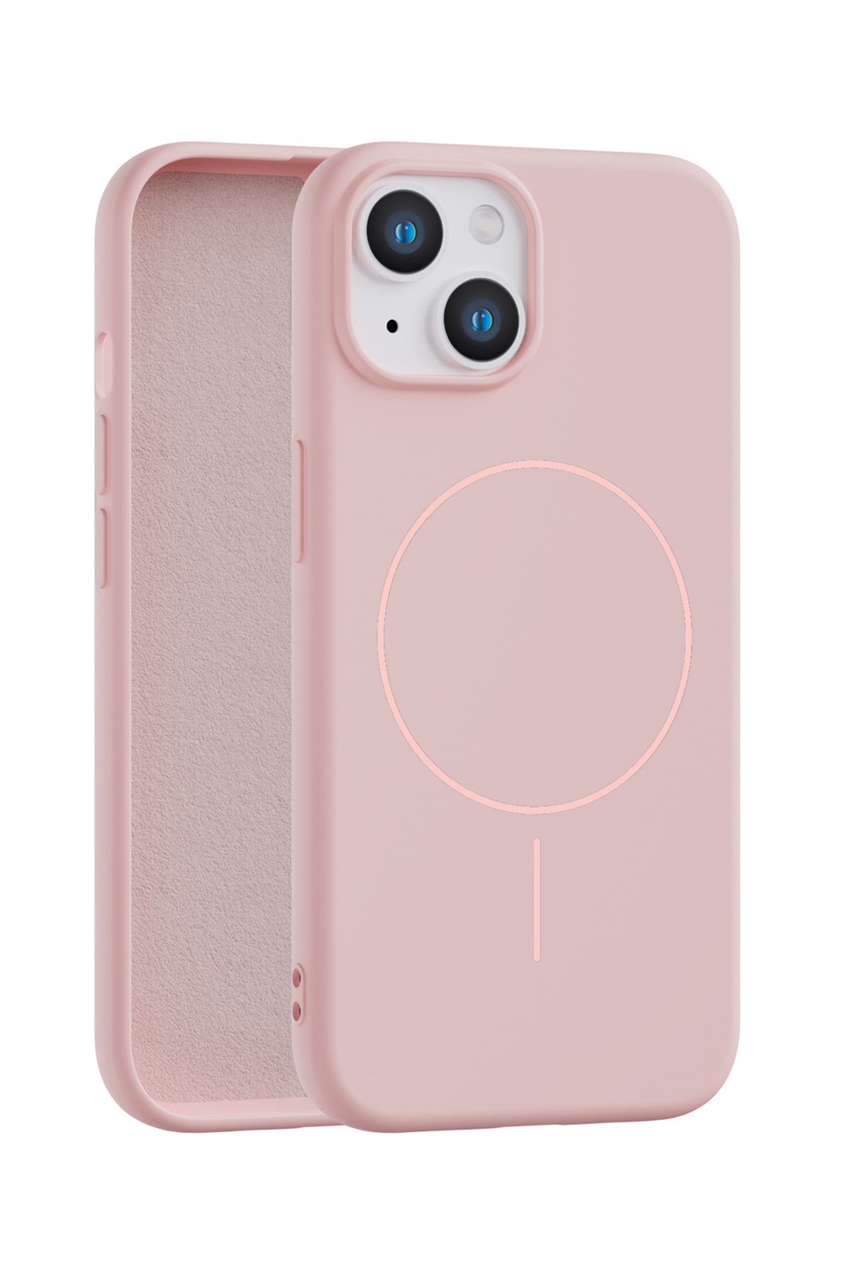 iPhone 13 Uyumlu İçi Kadife Magsafe Wireless Şarj Özellikli Telefon Kılıfı