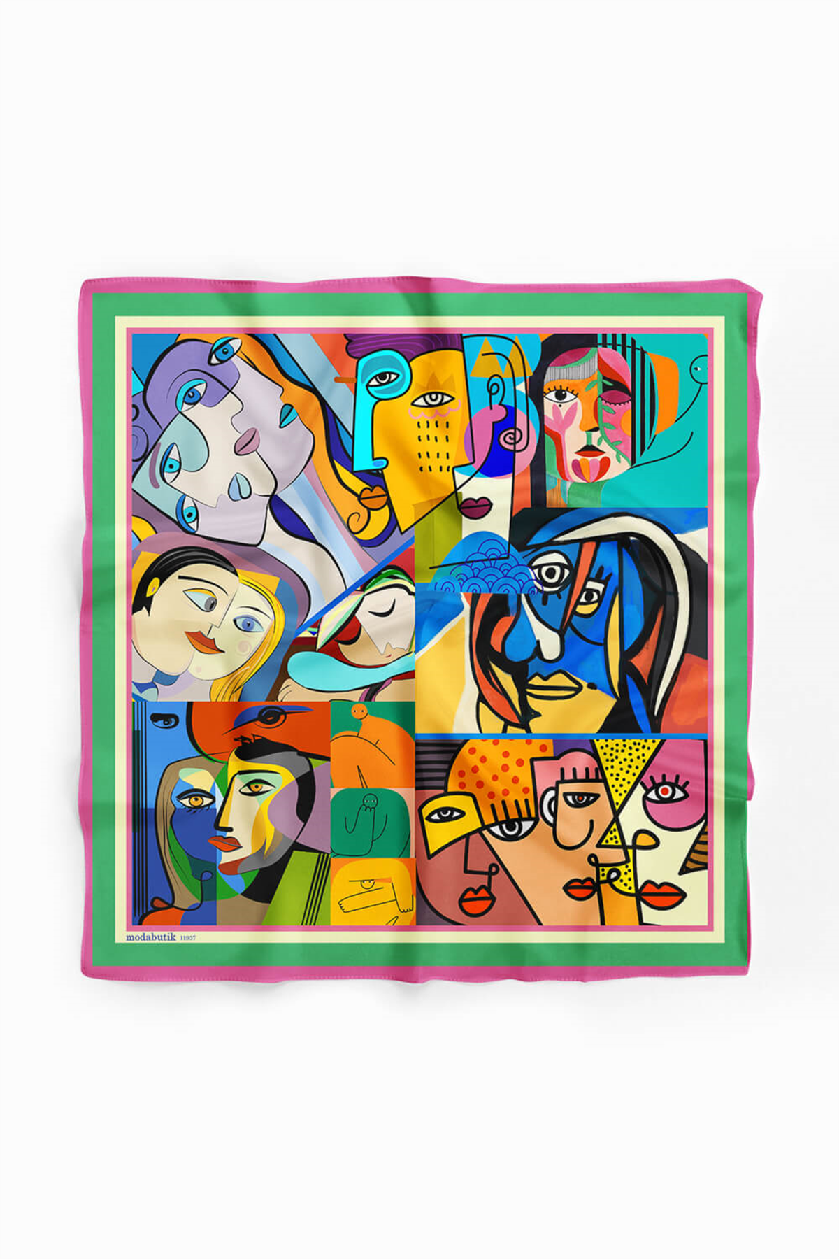 B13 HUMAN ABSTRACKT TASARIMLI BANDANA