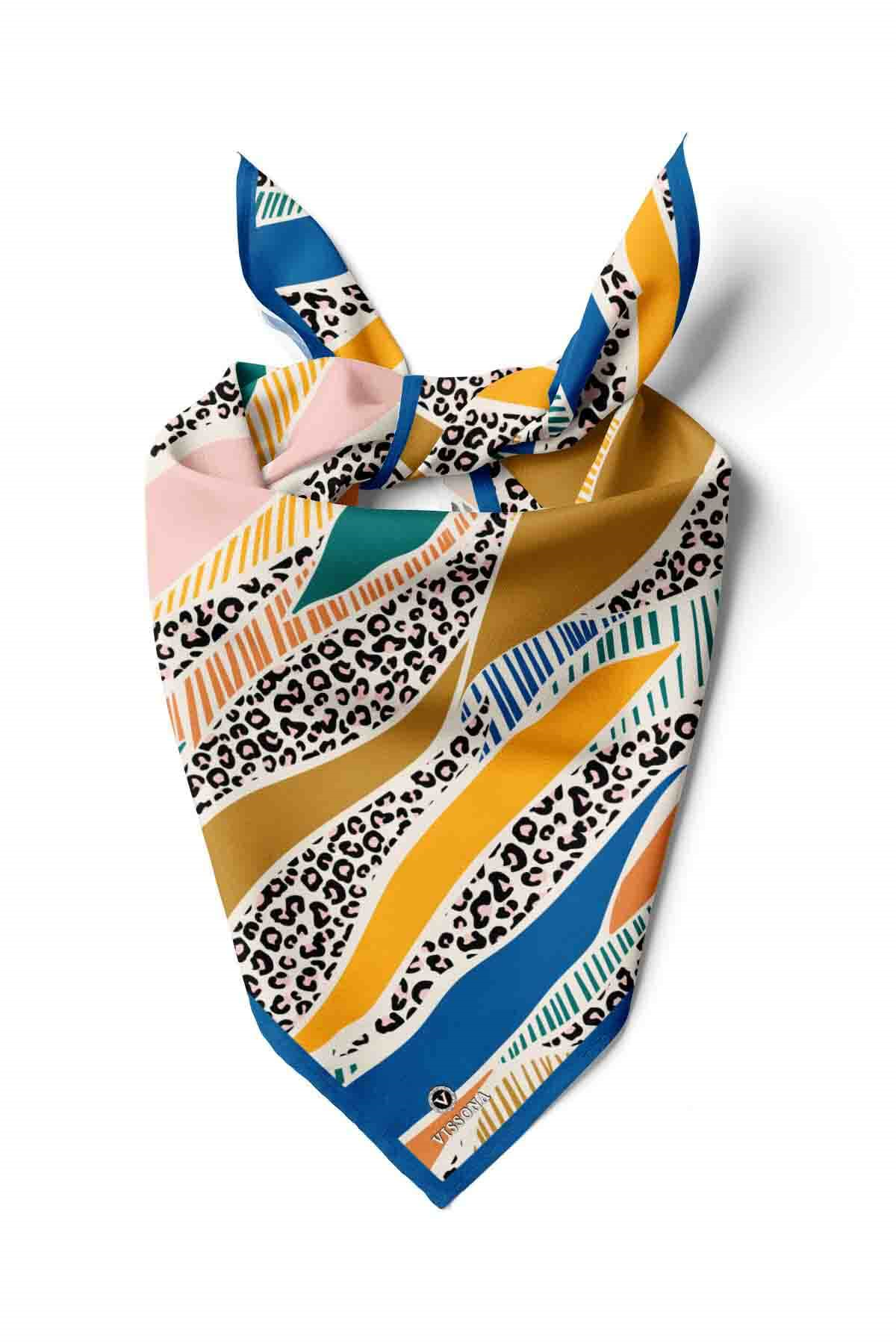 100% Silk Headscarf for Women - 22