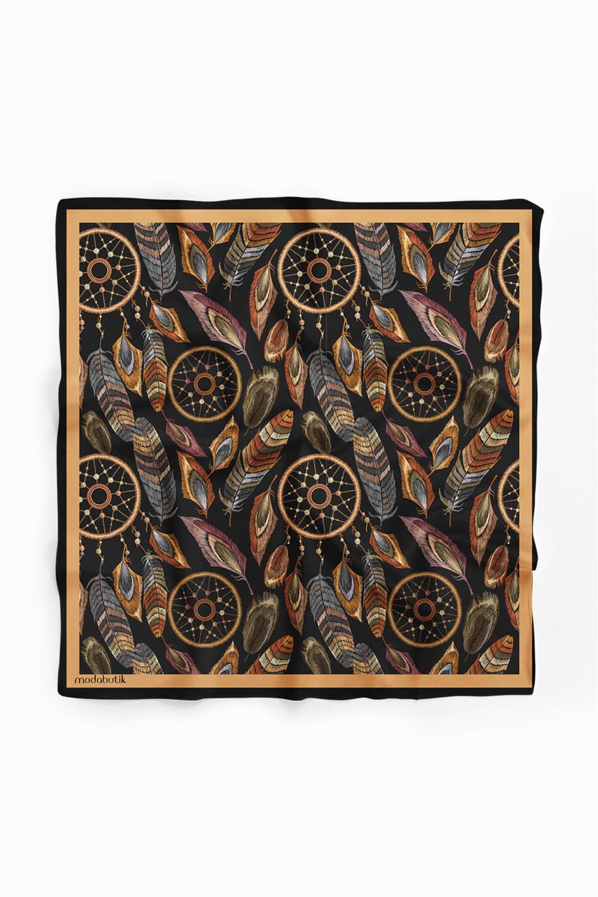 E19 Violla Tüy Desenli Bandana