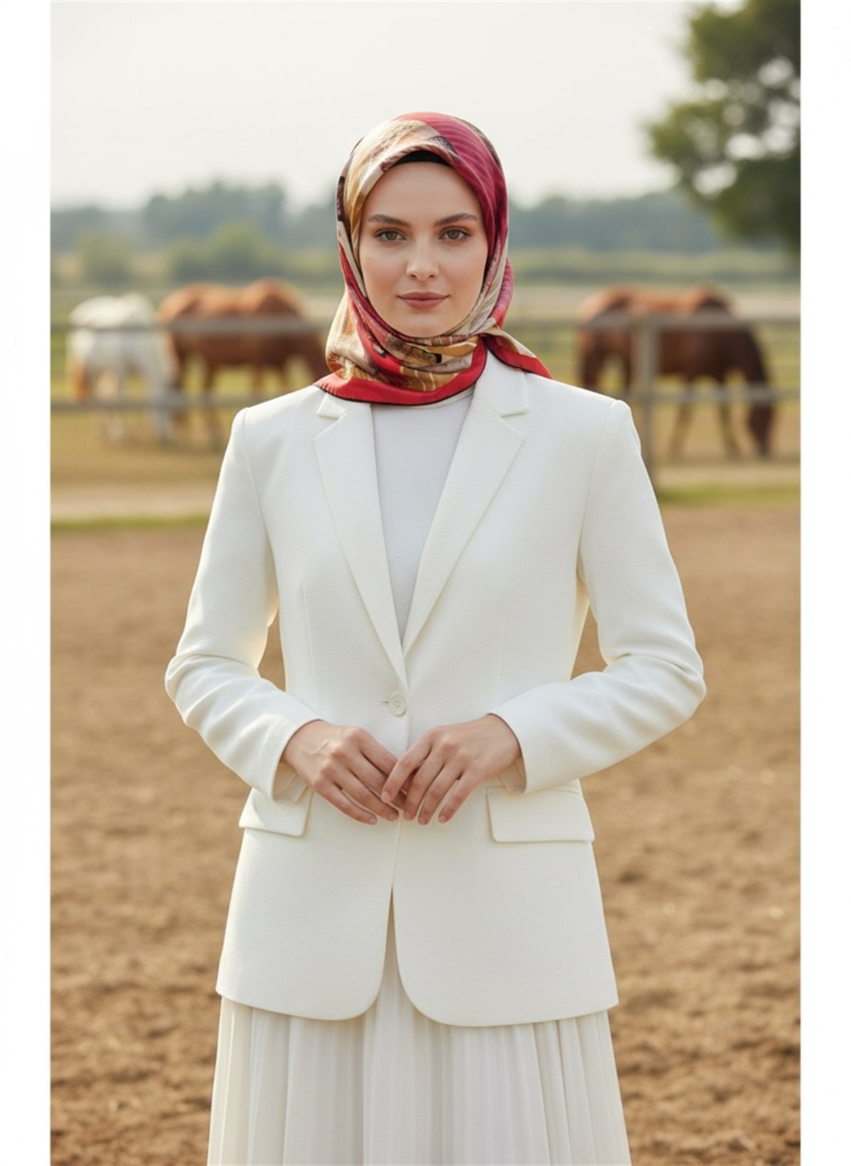 %100 Twill İpek Geometrik Desenli Bordo Renkli 90x90 Eşarp Dikim Şekli : El Dikişi