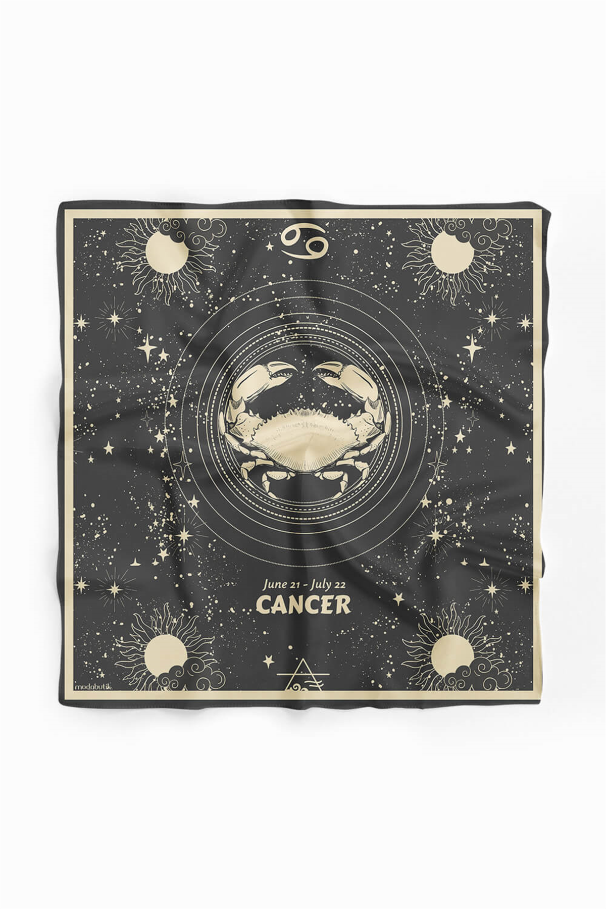 G117 Modabutik Yengeç Burcu Bandana