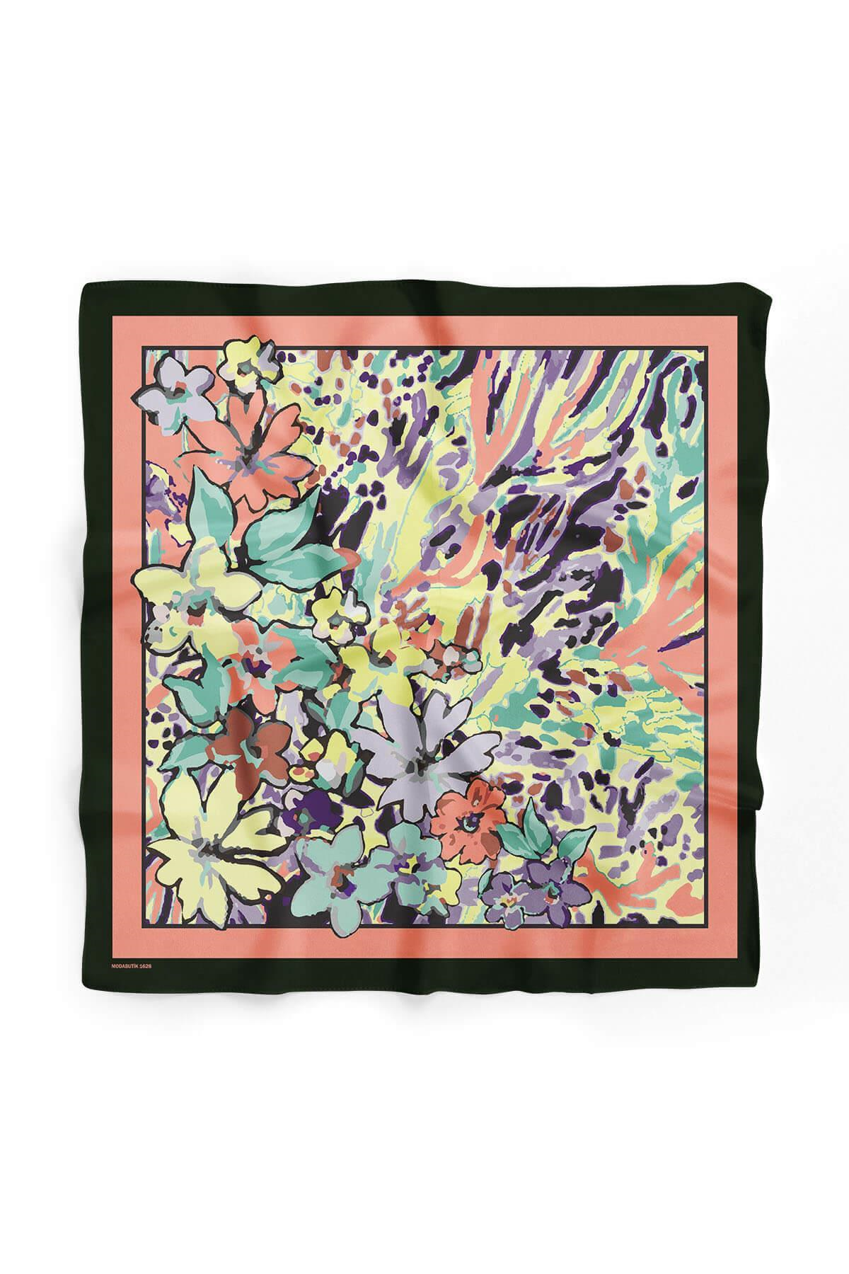 B101 ÇİÇEK DESENLİ BANDANA