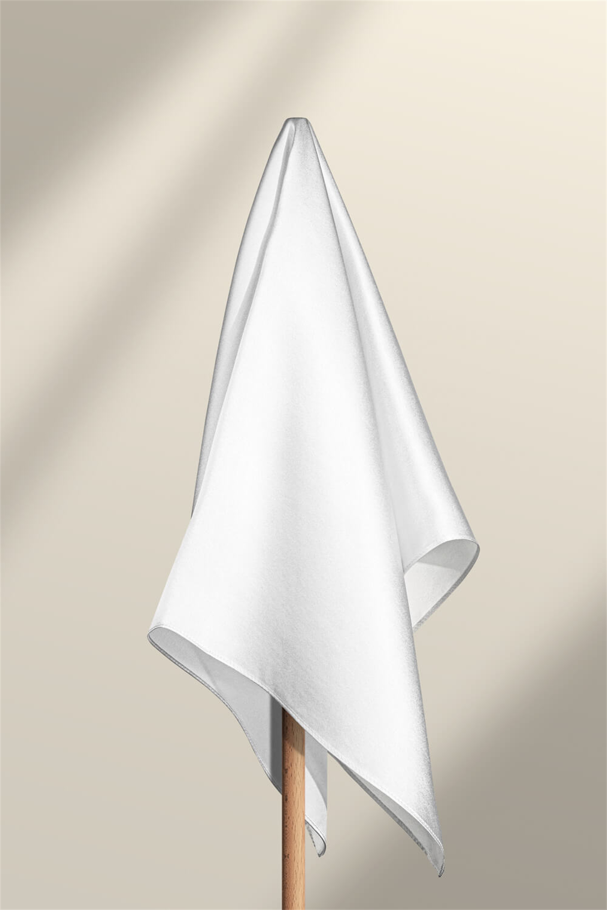 Şifon Beyaz Bandana