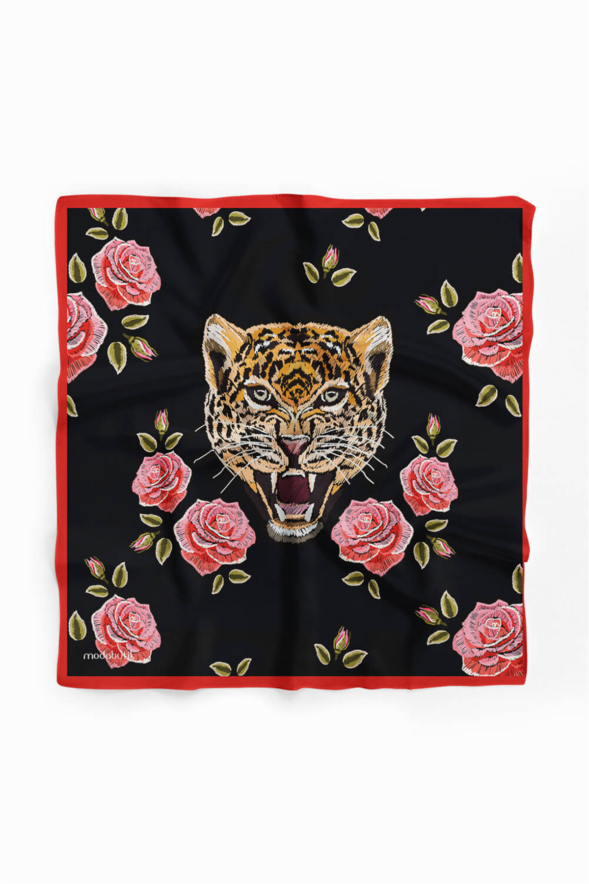 Modabutik Kaplan Desenli Bandana