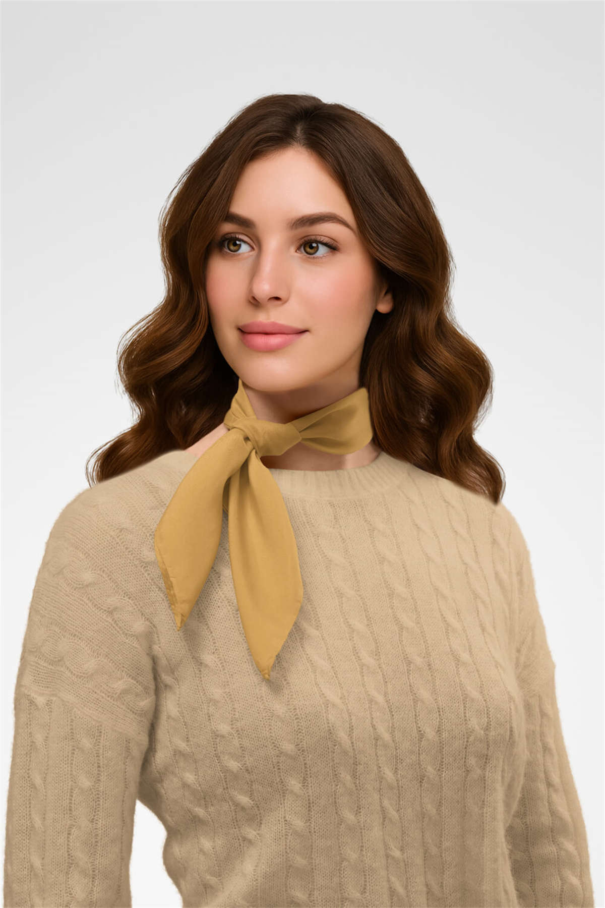 Şifon Gold Bandana
