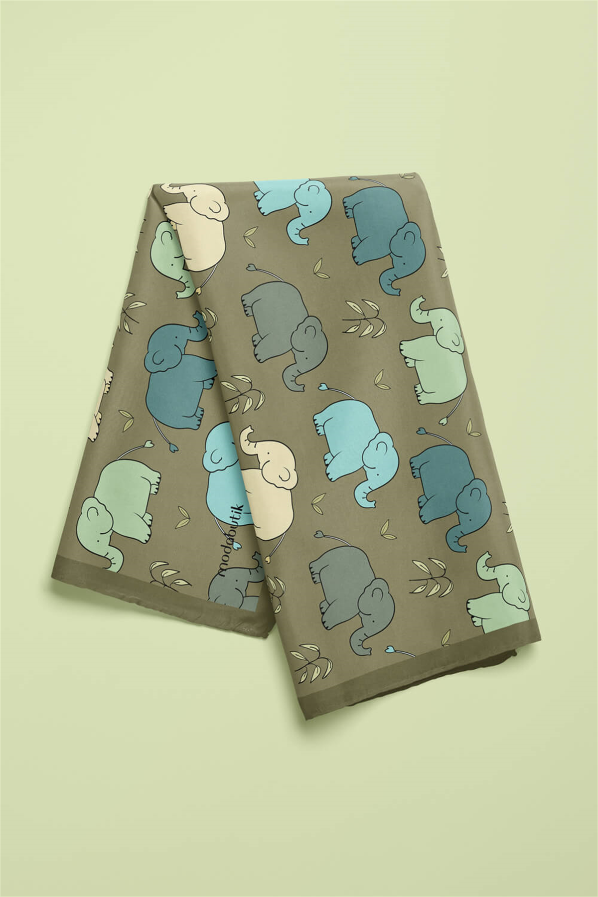 F97 Modabutik Fil Desenli Bandana