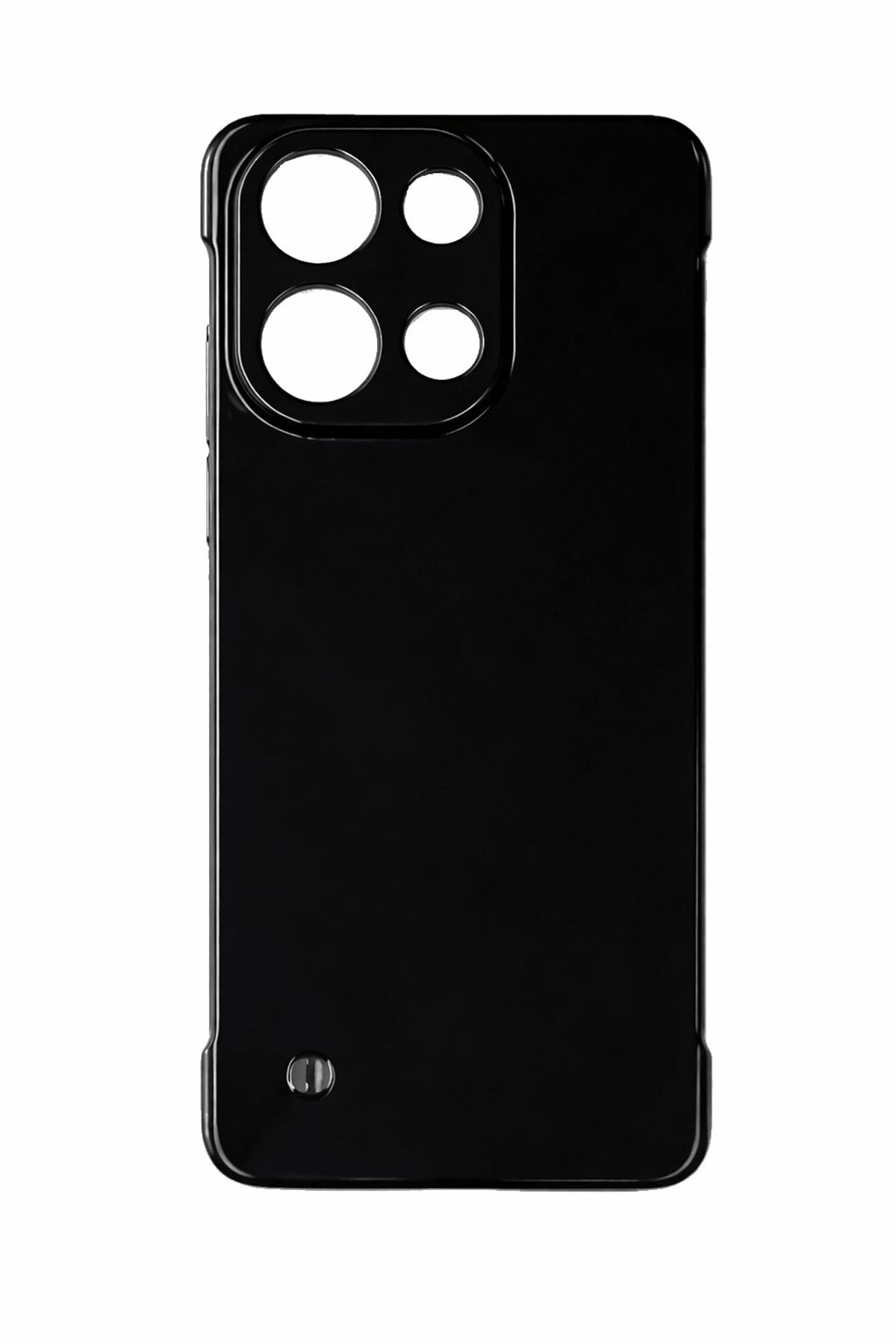 Redmi Note 13 4G-5G Uyumlu Kamera Korumalı Yanları Açık Sararmaz Sert Mika Şeffaf Kılıf